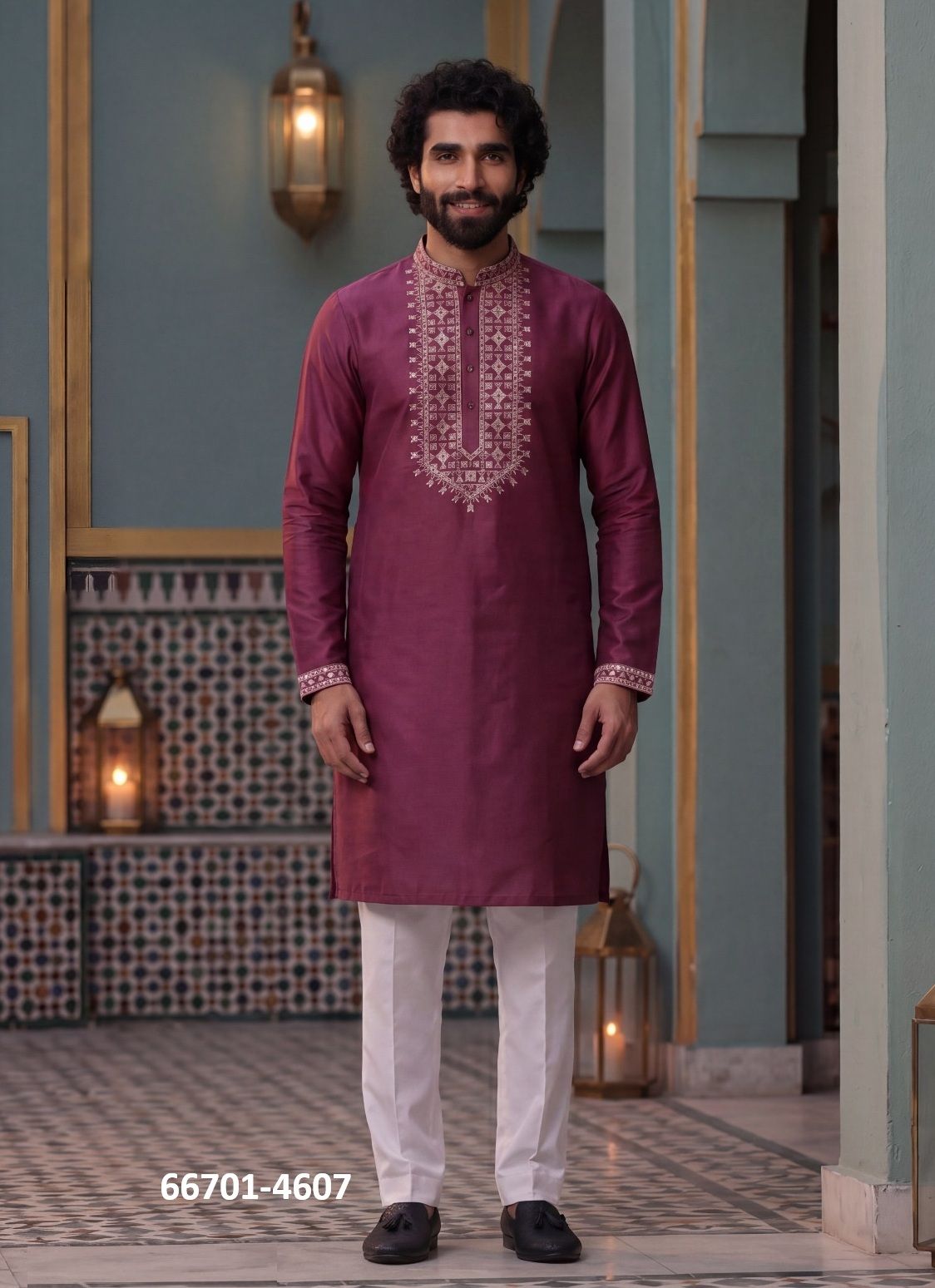 WEDDING COLLECTION 46 - Catalog # 66701 (Set of 10 Men's Ethnic Wear) WEDDING COLLECTION 46 - Catalog # 66701 (Set of 10 Men's Ethnic Wear)