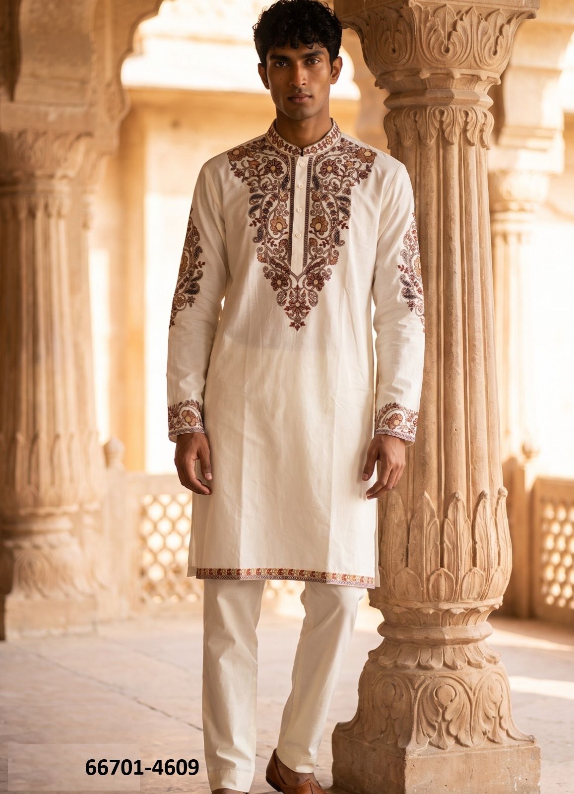 WEDDING COLLECTION 46 - Catalog # 66701 (Set of 10 Men's Ethnic Wear) WEDDING COLLECTION 46 - Catalog # 66701 (Set of 10 Men's Ethnic Wear)