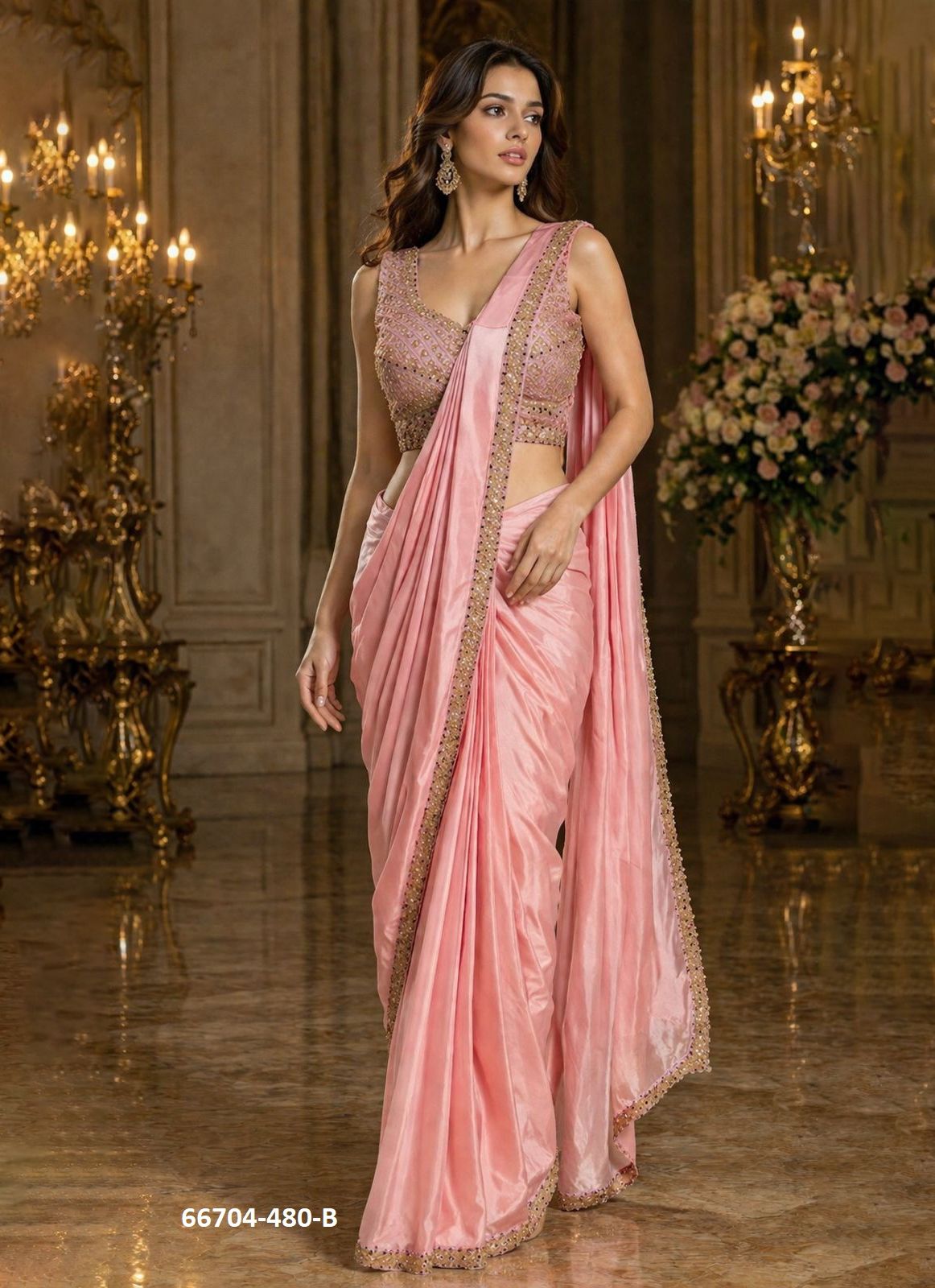 DESIGN A480 - Catalog # 66704 (Set of 3 Sarees) DESIGN A480 - Catalog # 66704 (Set of 3 Sarees)