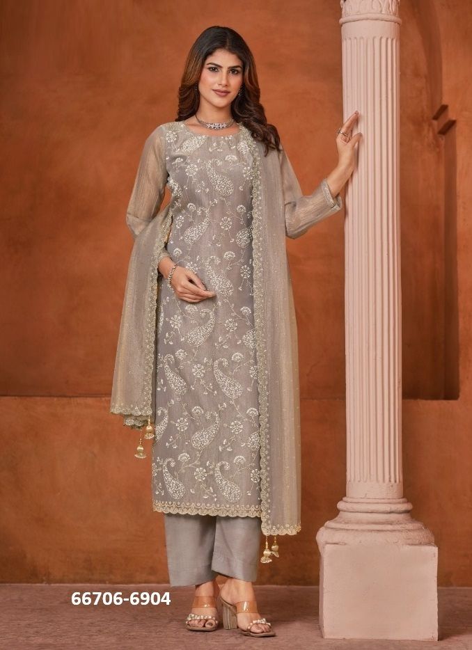 ADMIRE - Catalog # 66706 (Set of 5 Semi-Stitched / Un-Stitched Suits) ADMIRE - Catalog # 66706 (Set of 5 Semi-Stitched / Un-Stitched Suits)