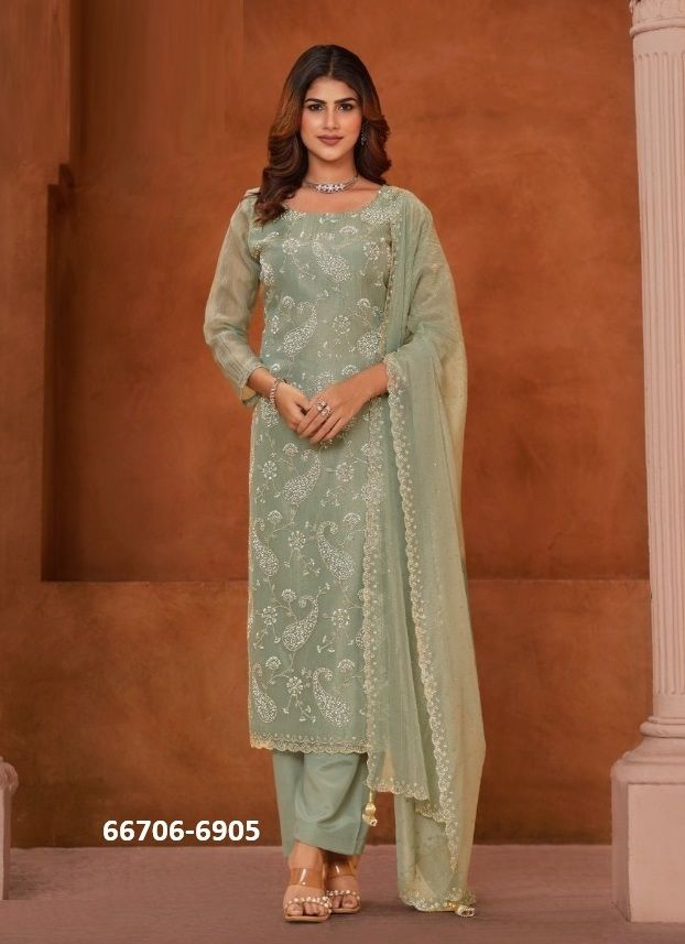 ADMIRE - Catalog # 66706 (Set of 5 Semi-Stitched / Un-Stitched Suits) ADMIRE - Catalog # 66706 (Set of 5 Semi-Stitched / Un-Stitched Suits)