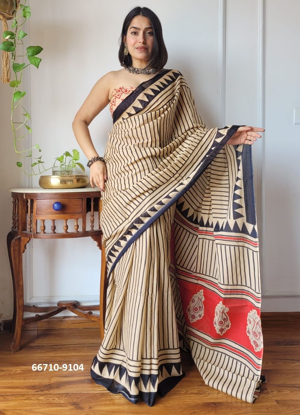SOFT MUL-MUL WITH BAGRU PRINTS 1 - Catalog # 66710 (Set of 10 Sarees) SOFT MUL-MUL WITH BAGRU PRINTS 1 - Catalog # 66710 (Set of 10 Sarees)