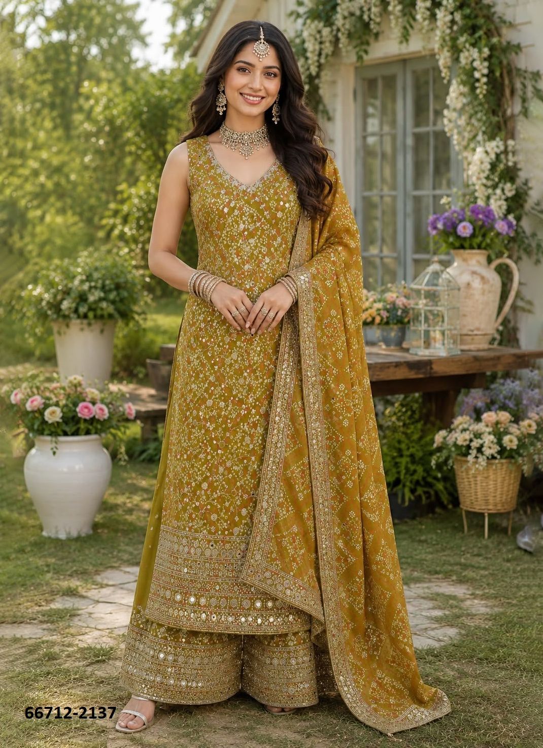 ZYRA - Catalog # 66712 (Set of 2 Readymade Salwar Suits) ZYRA - Catalog # 66712 (Set of 2 Readymade Salwar Suits)