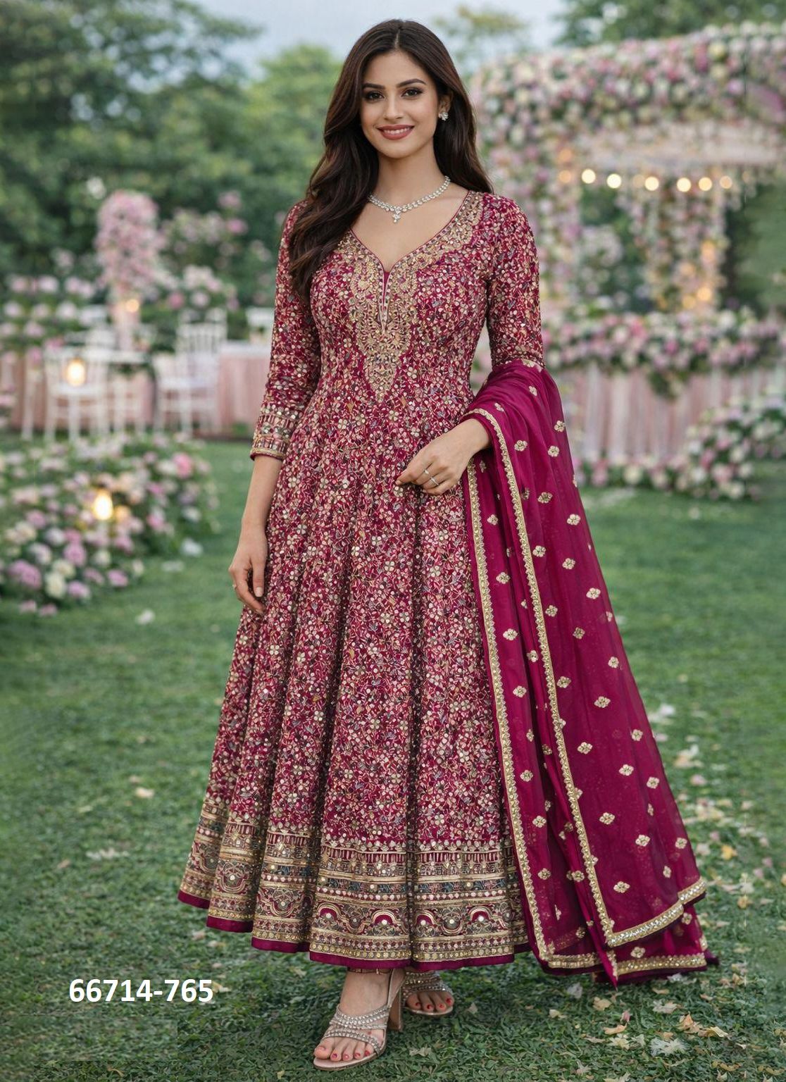 FIZA - Catalog # 66714 (Set of 3 Readymade Gowns)