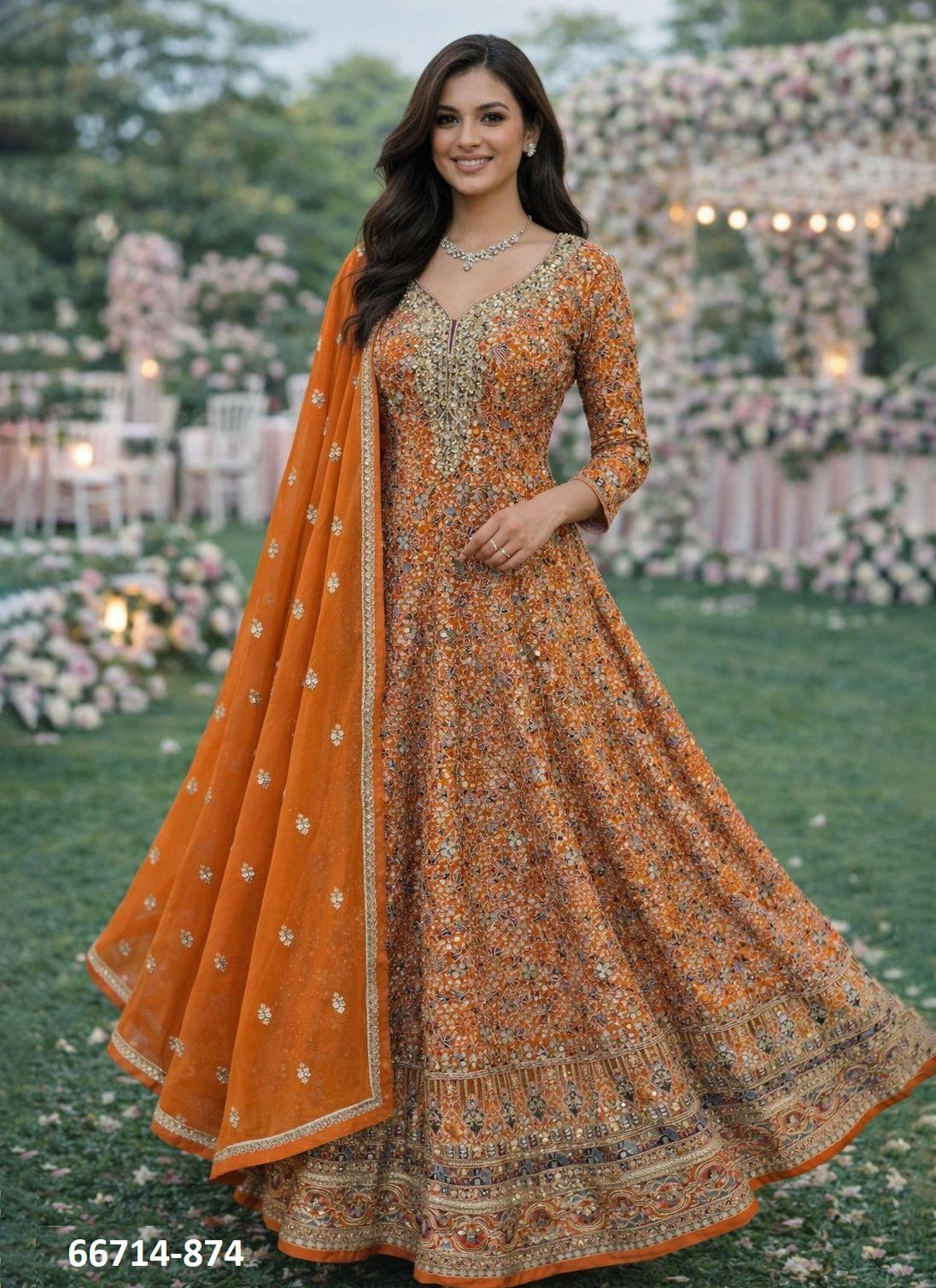 FIZA - Catalog # 66714 (Set of 3 Readymade Gowns)