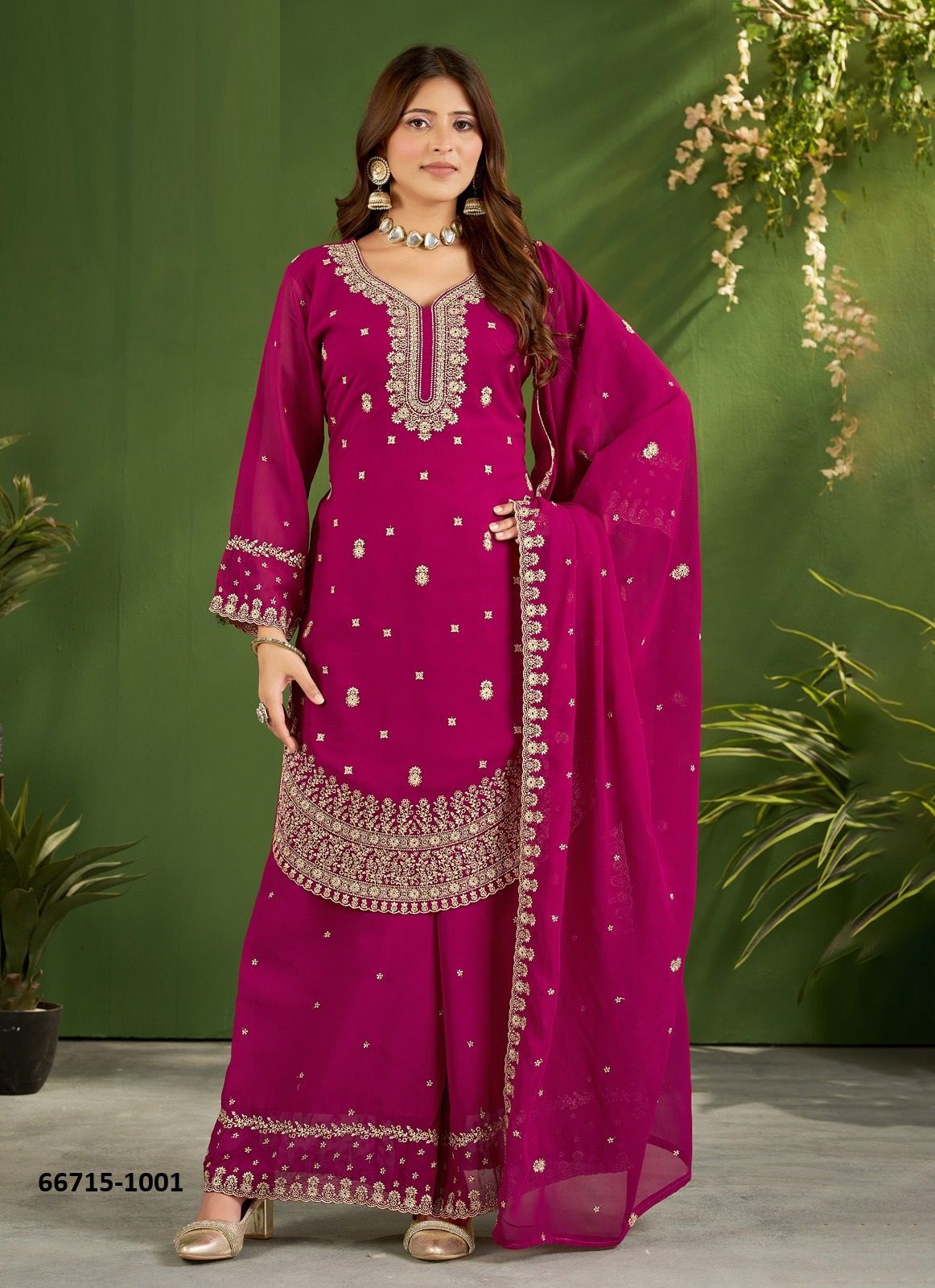MAYA - Catalog # 66715 (Set of 6 Readymade Salwar Suits) MAYA - Catalog # 66715 (Set of 6 Readymade Salwar Suits)
