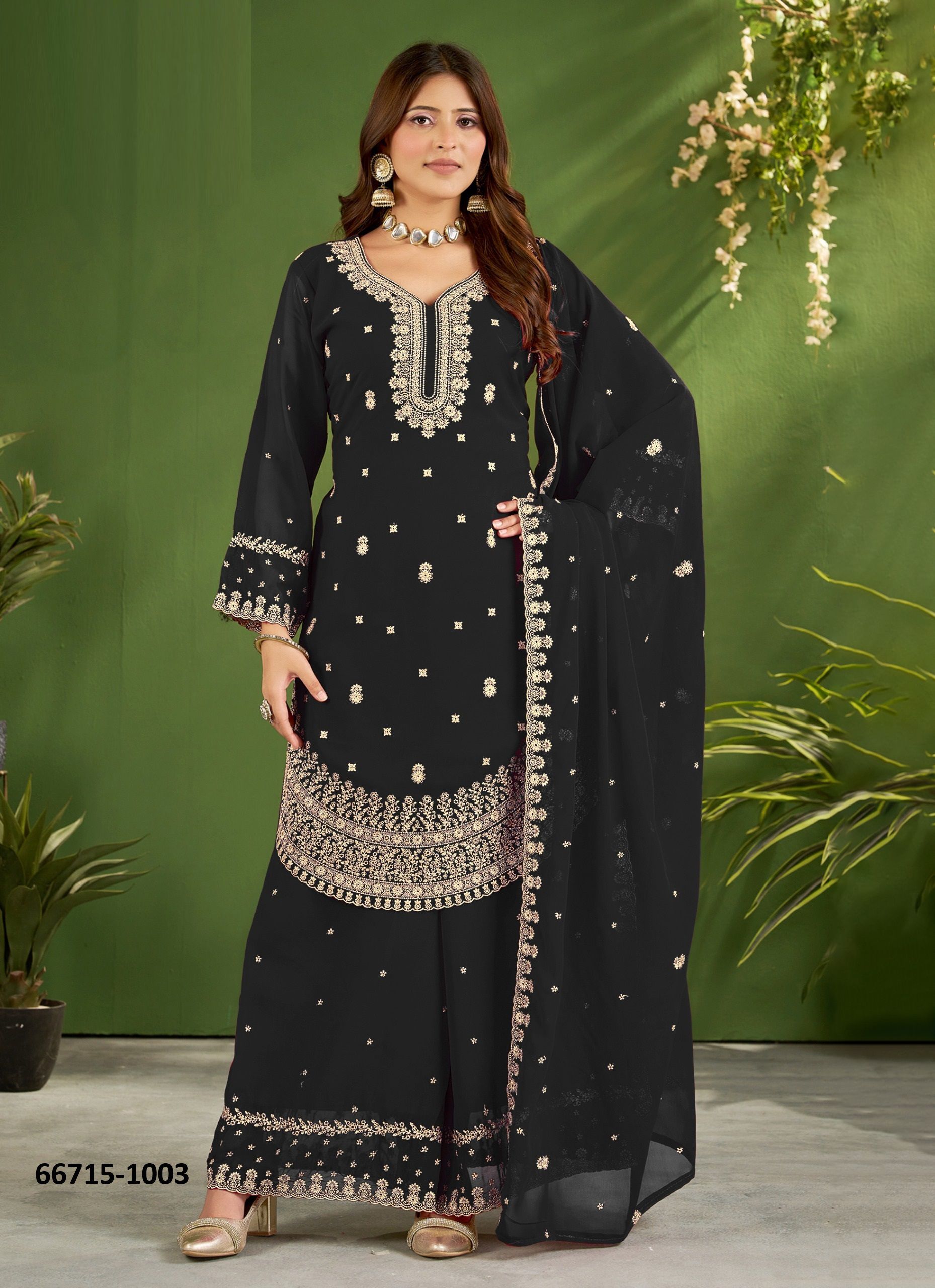 MAYA - Catalog # 66715 (Set of 6 Readymade Salwar Suits) MAYA - Catalog # 66715 (Set of 6 Readymade Salwar Suits)