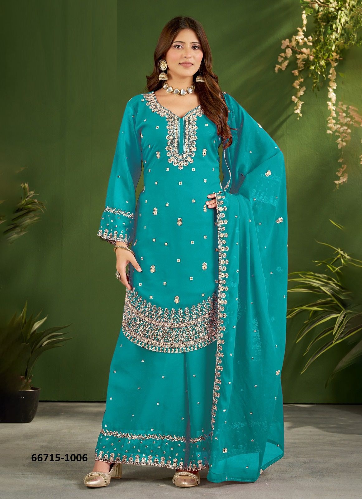 MAYA - Catalog # 66715 (Set of 6 Readymade Salwar Suits) MAYA - Catalog # 66715 (Set of 6 Readymade Salwar Suits)
