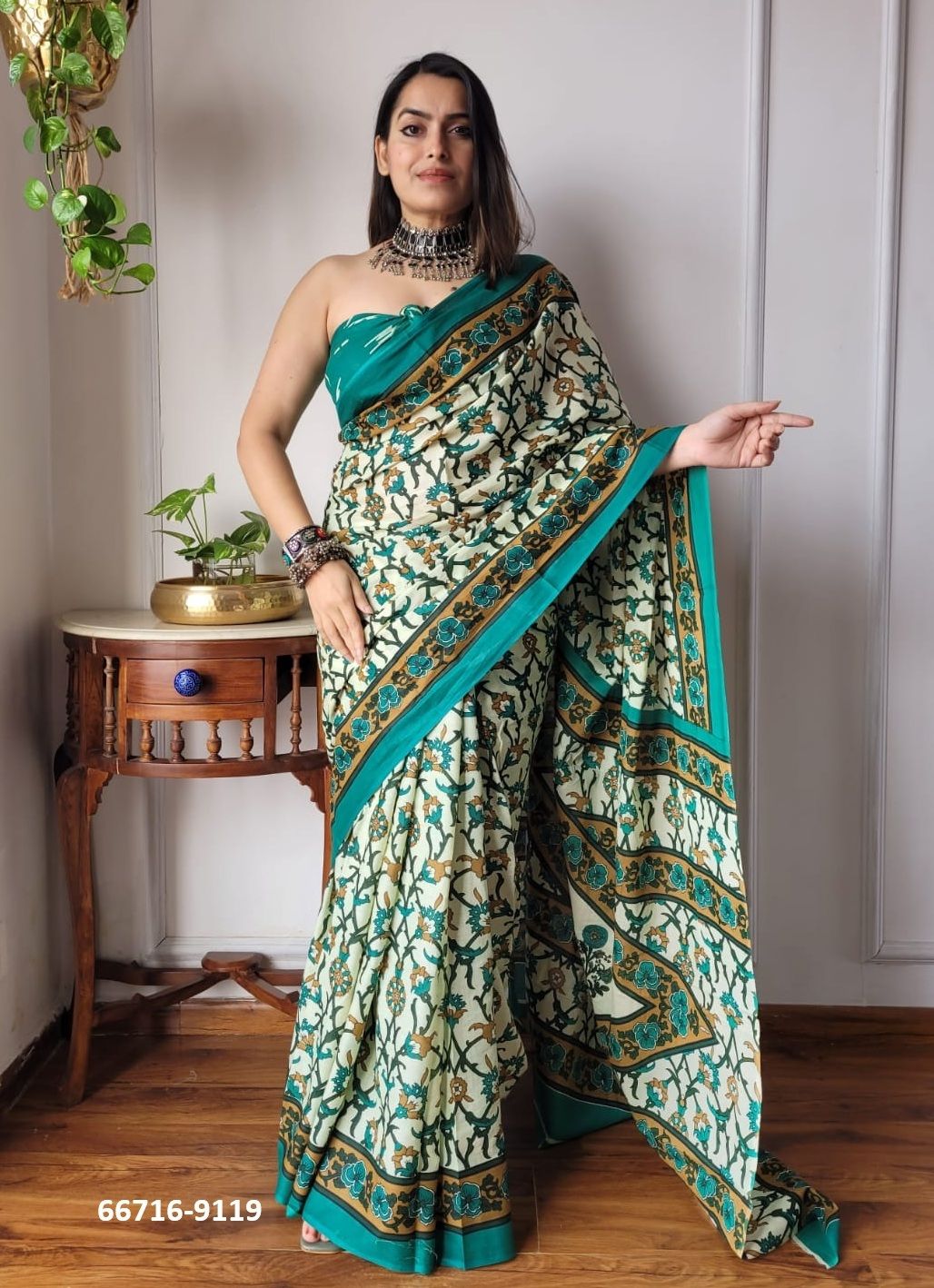 SOFT MUL-MUL WITH BAGRU PRINTS 2 - Catalog # 66716 (Set of 10 Sarees) SOFT MUL-MUL WITH BAGRU PRINTS 2 - Catalog # 66716 (Set of 10 Sarees)
