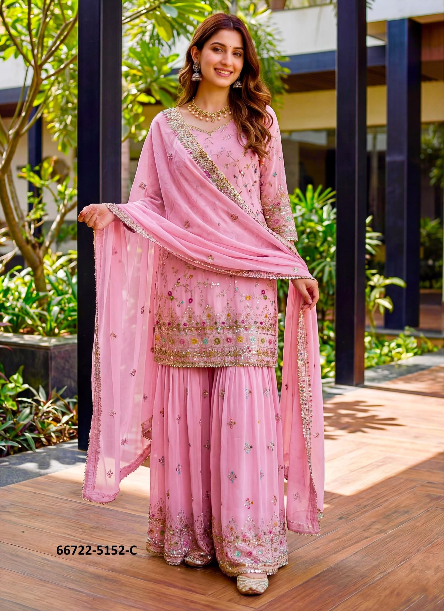 DESIGN 5152 - Catalog # 66722 (Set of 6 Readymade Salwar Suits) DESIGN 5152 - Catalog # 66722 (Set of 6 Readymade Salwar Suits)