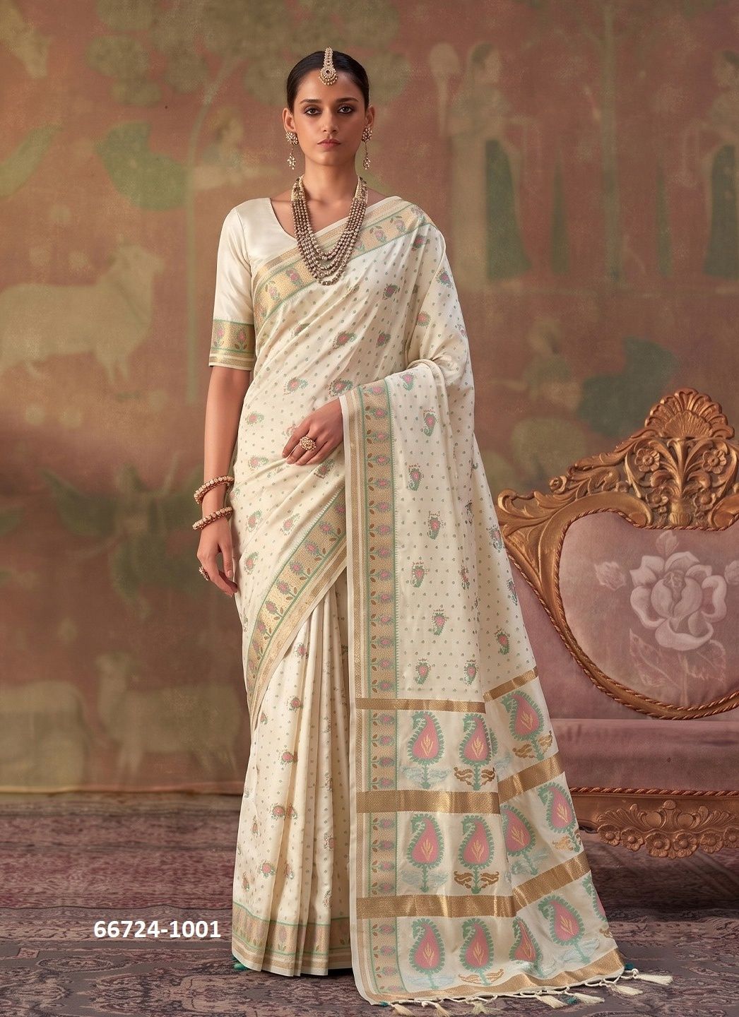 KASHVI SILK - Catalog # 66724 (Set of 8 Sarees) KASHVI SILK - Catalog # 66724 (Set of 8 Sarees)