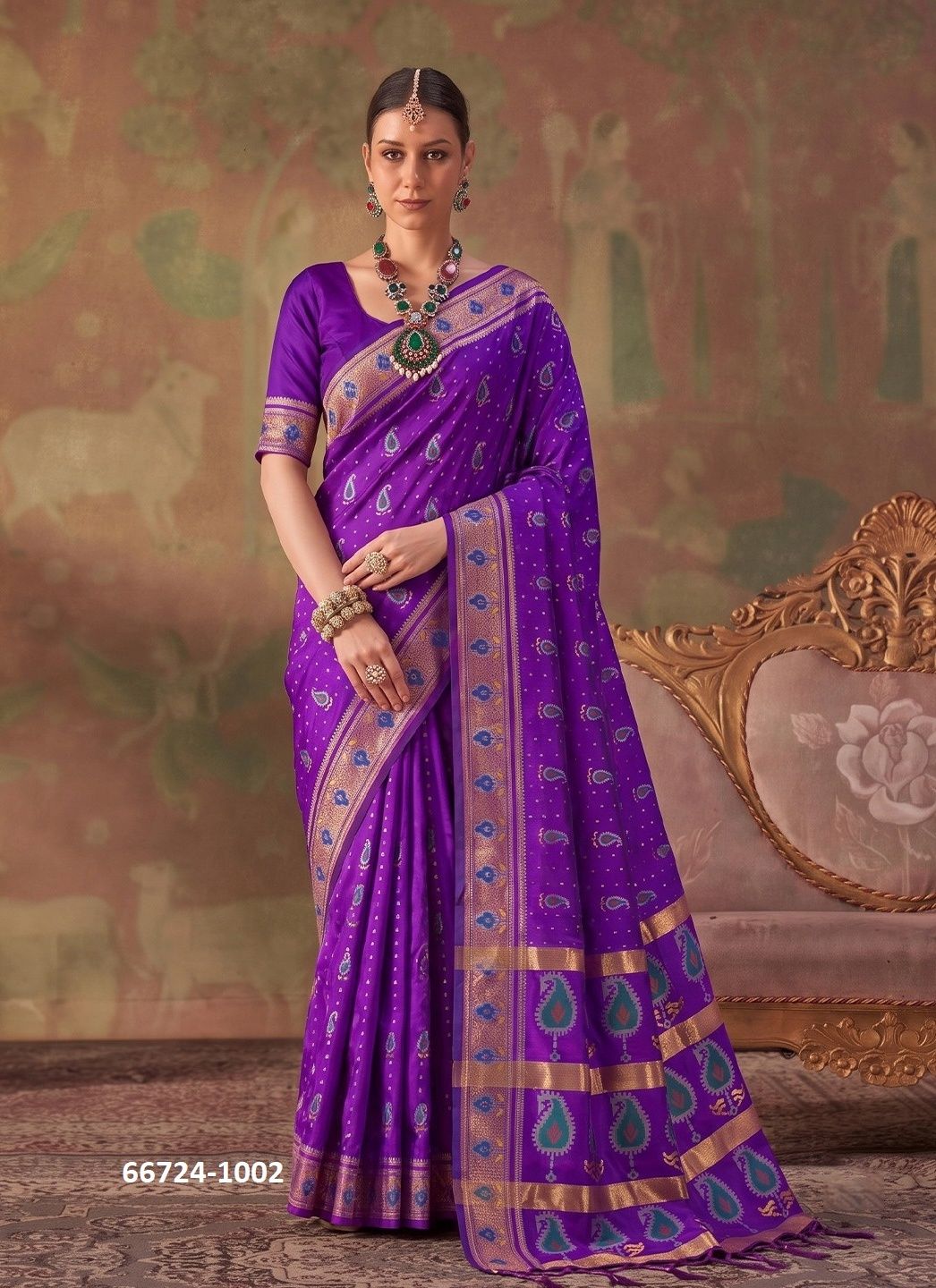 KASHVI SILK - Catalog # 66724 (Set of 8 Sarees) KASHVI SILK - Catalog # 66724 (Set of 8 Sarees)