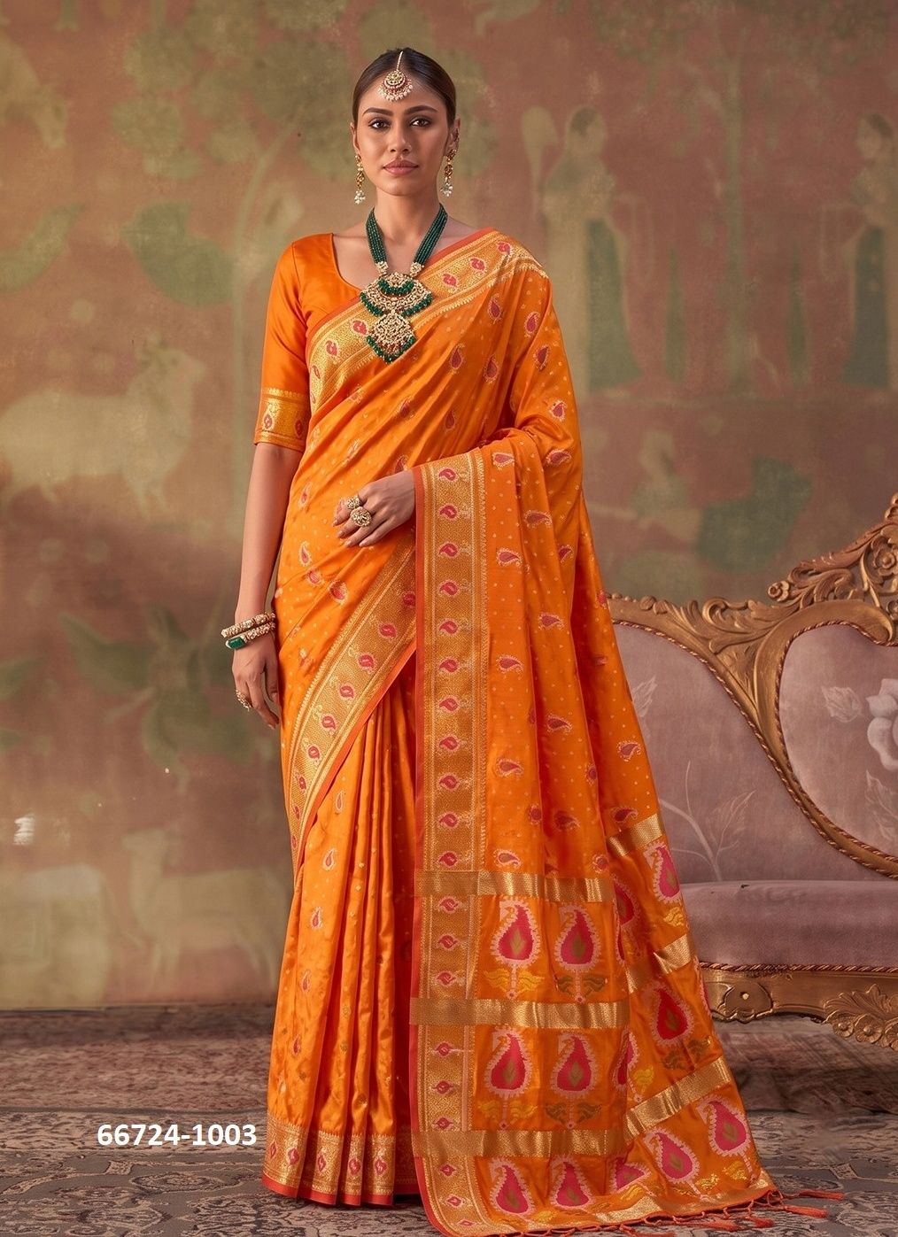 KASHVI SILK - Catalog # 66724 (Set of 8 Sarees) KASHVI SILK - Catalog # 66724 (Set of 8 Sarees)