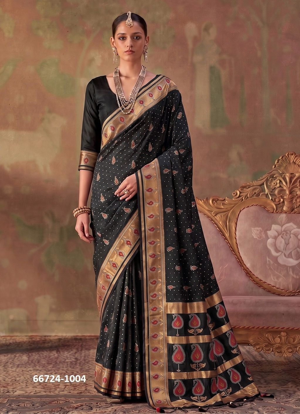 KASHVI SILK - Catalog # 66724 (Set of 8 Sarees) KASHVI SILK - Catalog # 66724 (Set of 8 Sarees)