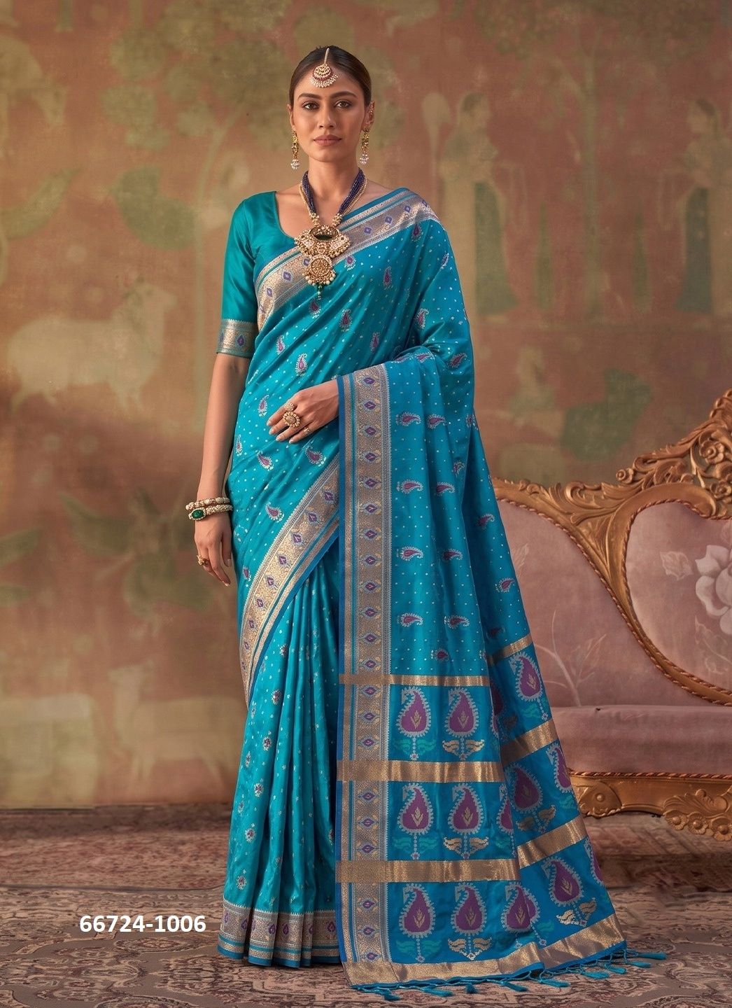 KASHVI SILK - Catalog # 66724 (Set of 8 Sarees) KASHVI SILK - Catalog # 66724 (Set of 8 Sarees)