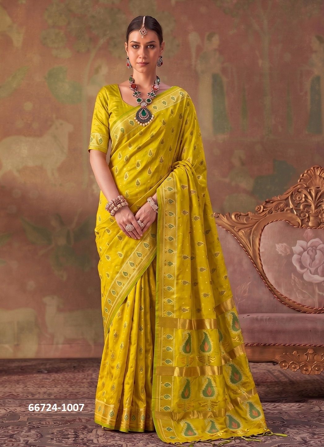 KASHVI SILK - Catalog # 66724 (Set of 8 Sarees) KASHVI SILK - Catalog # 66724 (Set of 8 Sarees)