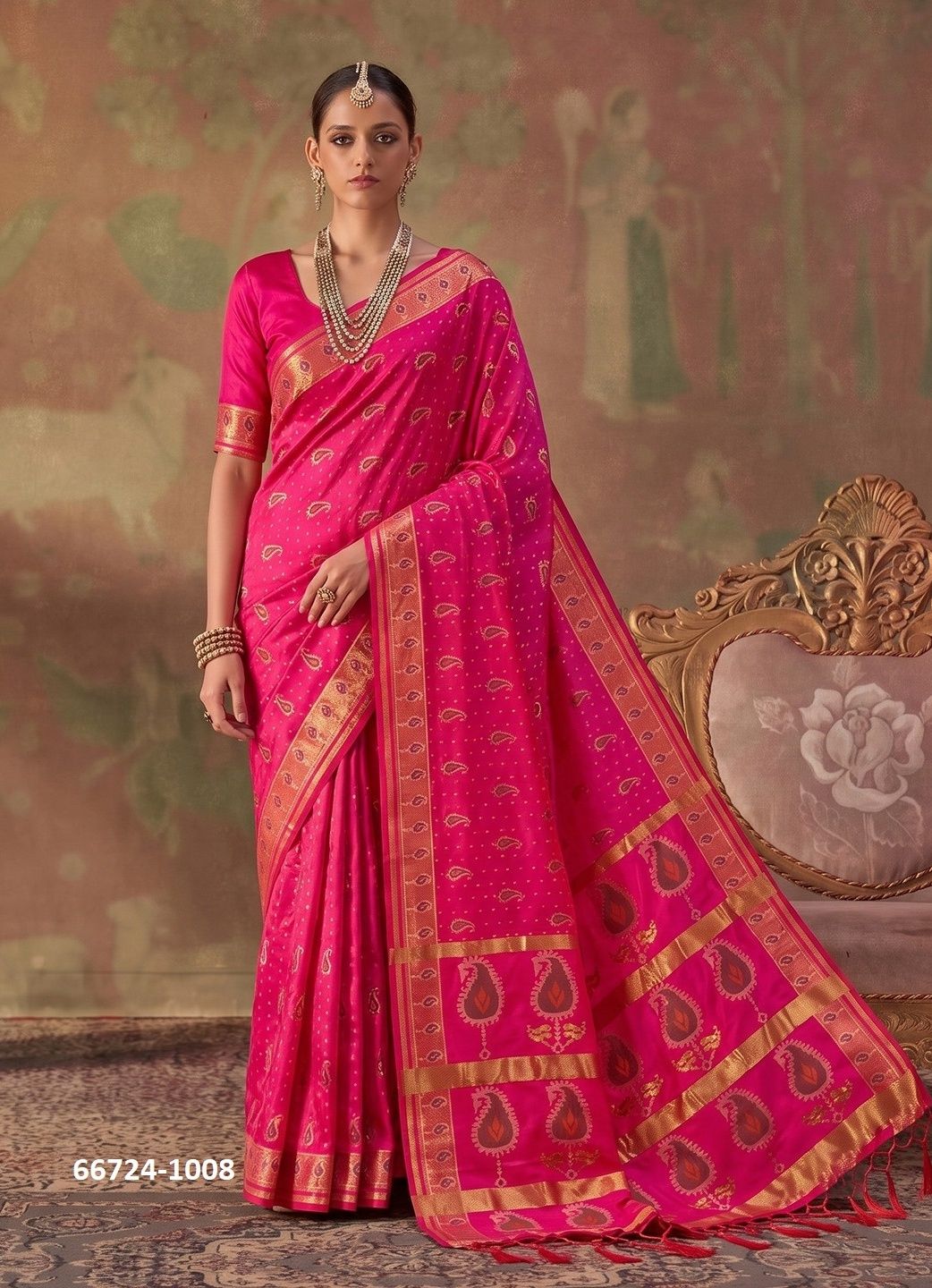 KASHVI SILK - Catalog # 66724 (Set of 8 Sarees) KASHVI SILK - Catalog # 66724 (Set of 8 Sarees)