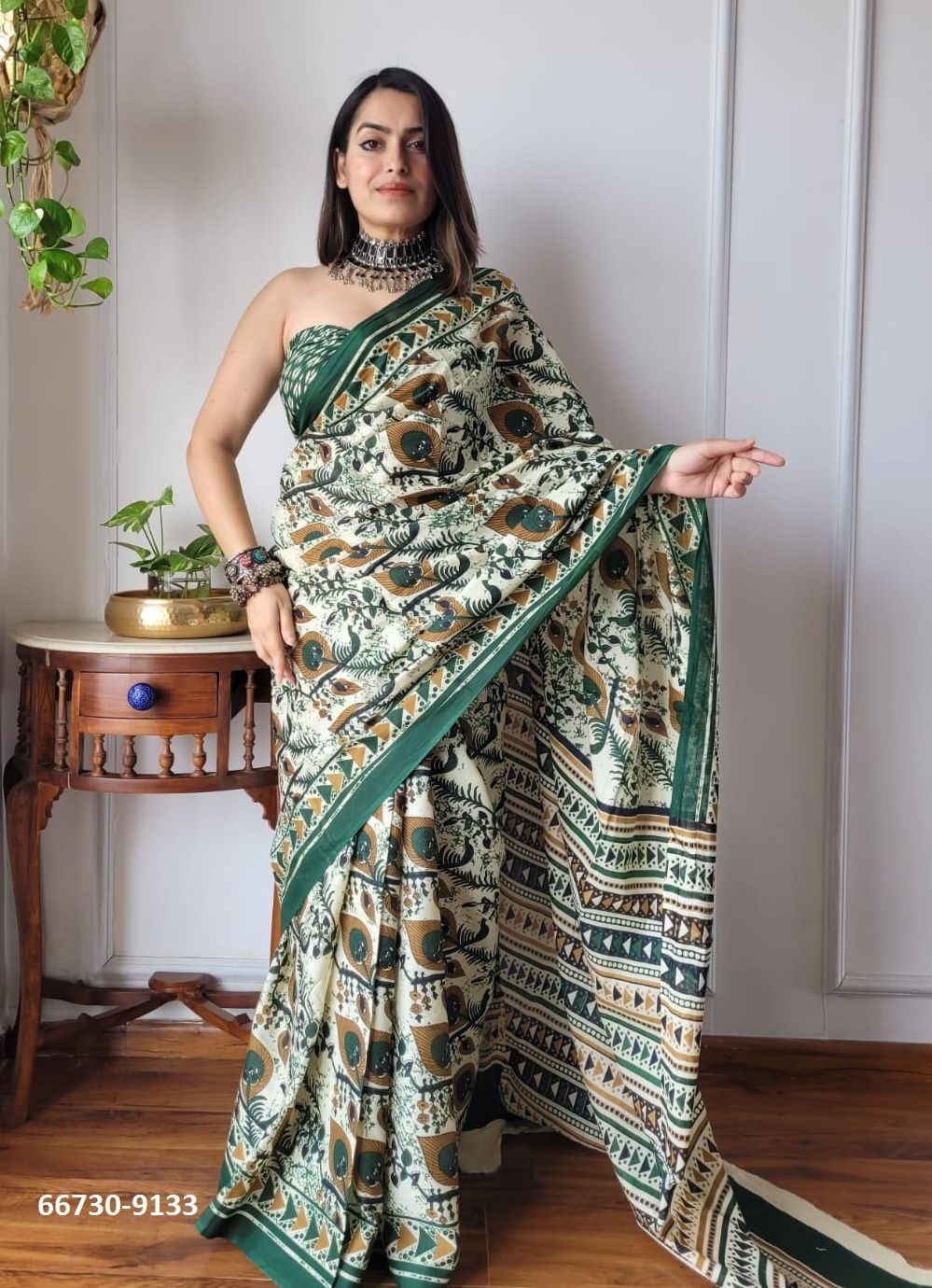 PURE MULMUL COTTON BAGRU PRINTS 4 - Catalog # 66730 (Set of 10 Sarees) PURE MULMUL COTTON BAGRU PRINTS 4 - Catalog # 66730 (Set of 10 Sarees)