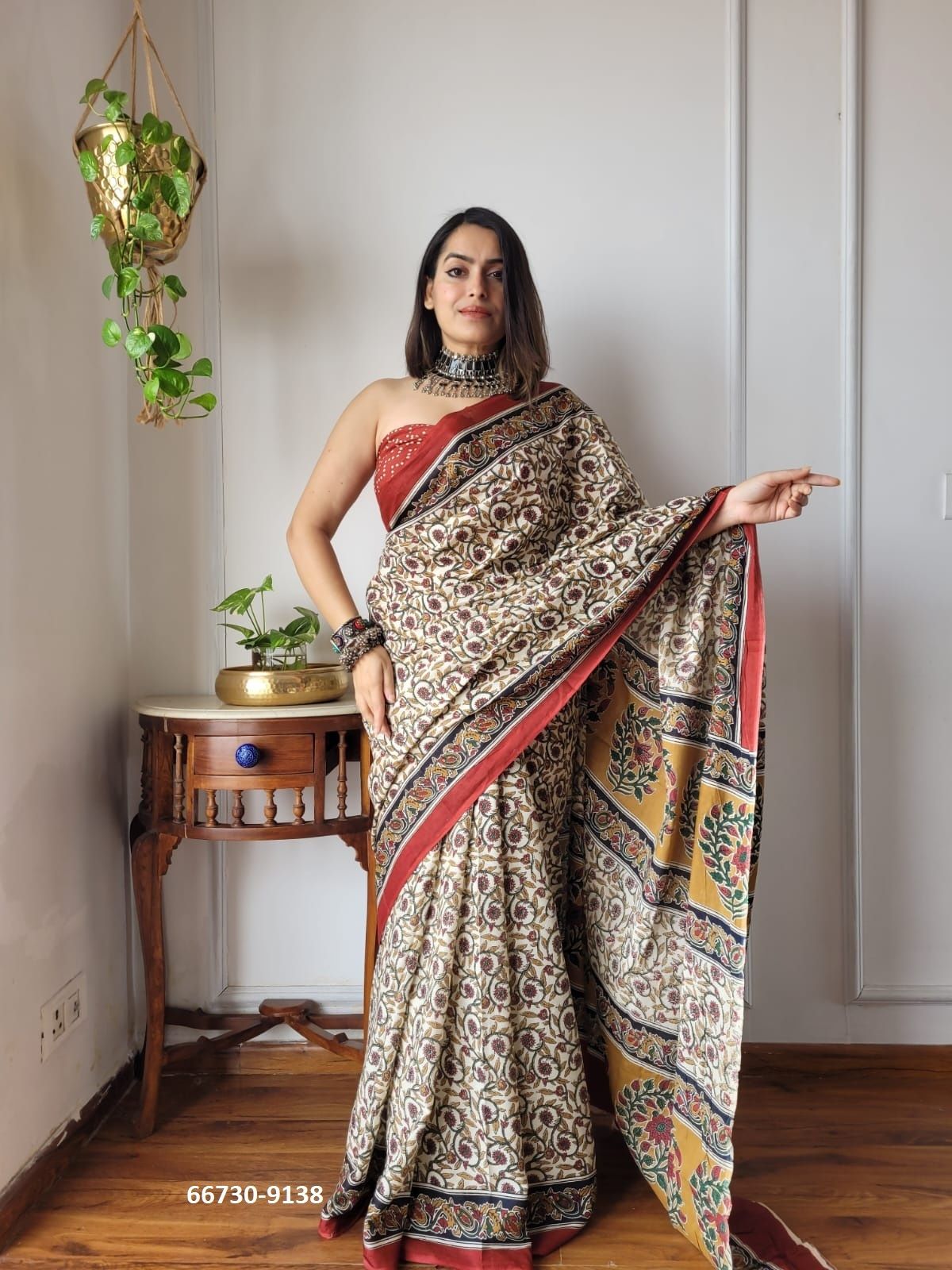PURE MULMUL COTTON BAGRU PRINTS 4 - Catalog # 66730 (Set of 10 Sarees) PURE MULMUL COTTON BAGRU PRINTS 4 - Catalog # 66730 (Set of 10 Sarees)
