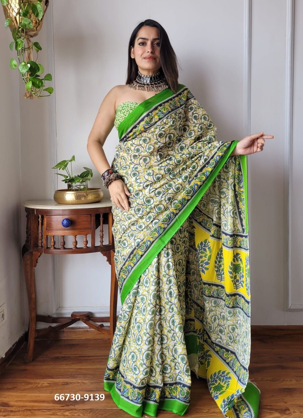 PURE MULMUL COTTON BAGRU PRINTS 4 - Catalog # 66730 (Set of 10 Sarees) PURE MULMUL COTTON BAGRU PRINTS 4 - Catalog # 66730 (Set of 10 Sarees)