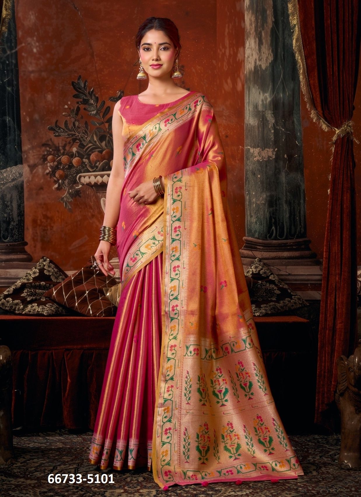 SUHANA - Catalog # 66733 (Set of 6 Sarees) SUHANA - Catalog # 66733 (Set of 6 Sarees)