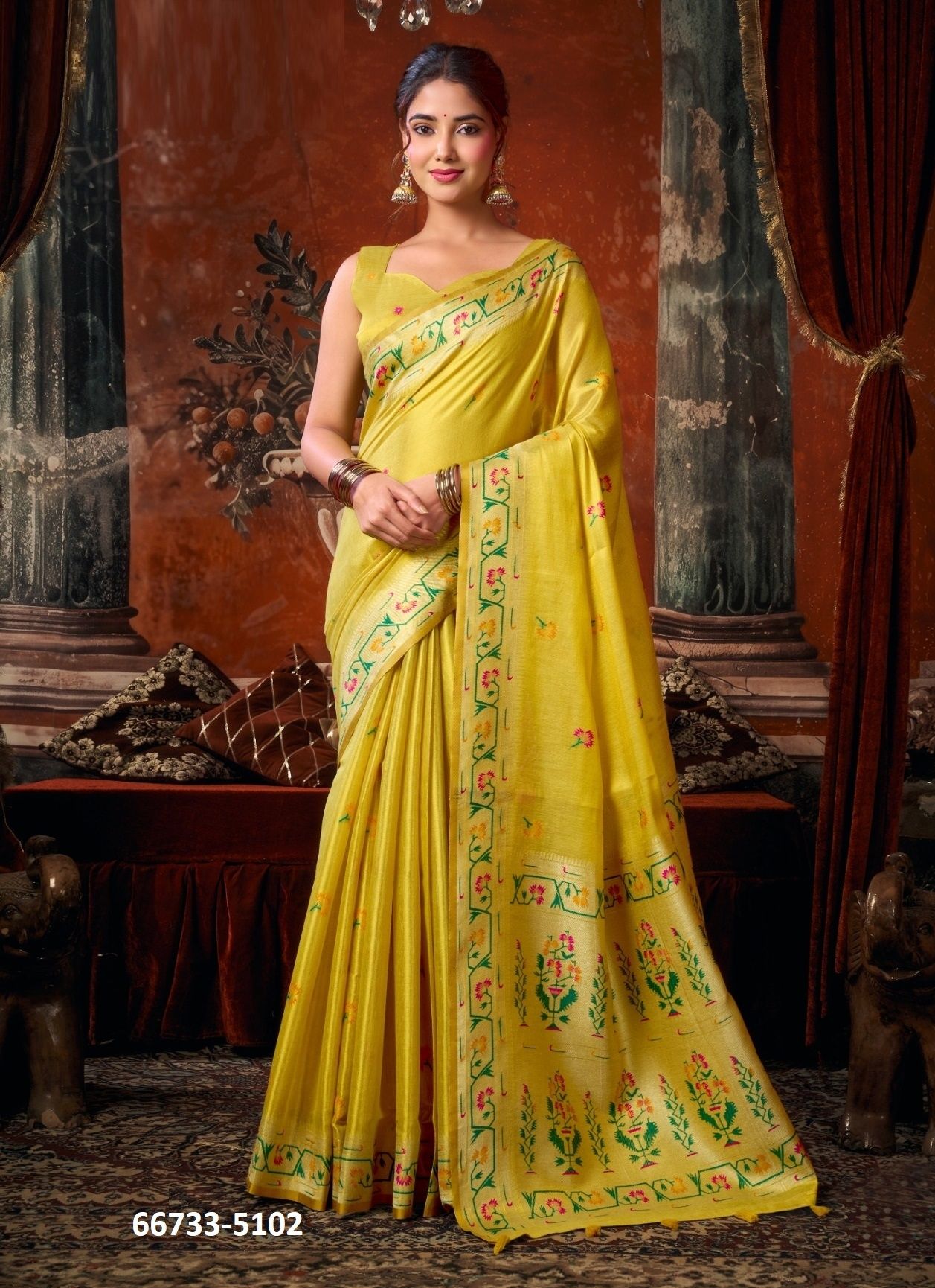 SUHANA - Catalog # 66733 (Set of 6 Sarees) SUHANA - Catalog # 66733 (Set of 6 Sarees)