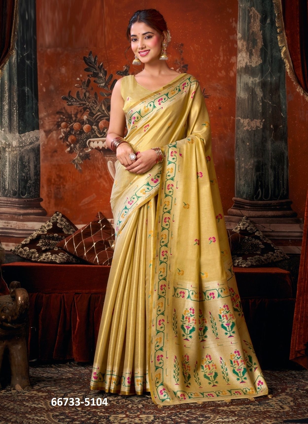 SUHANA - Catalog # 66733 (Set of 6 Sarees) SUHANA - Catalog # 66733 (Set of 6 Sarees)