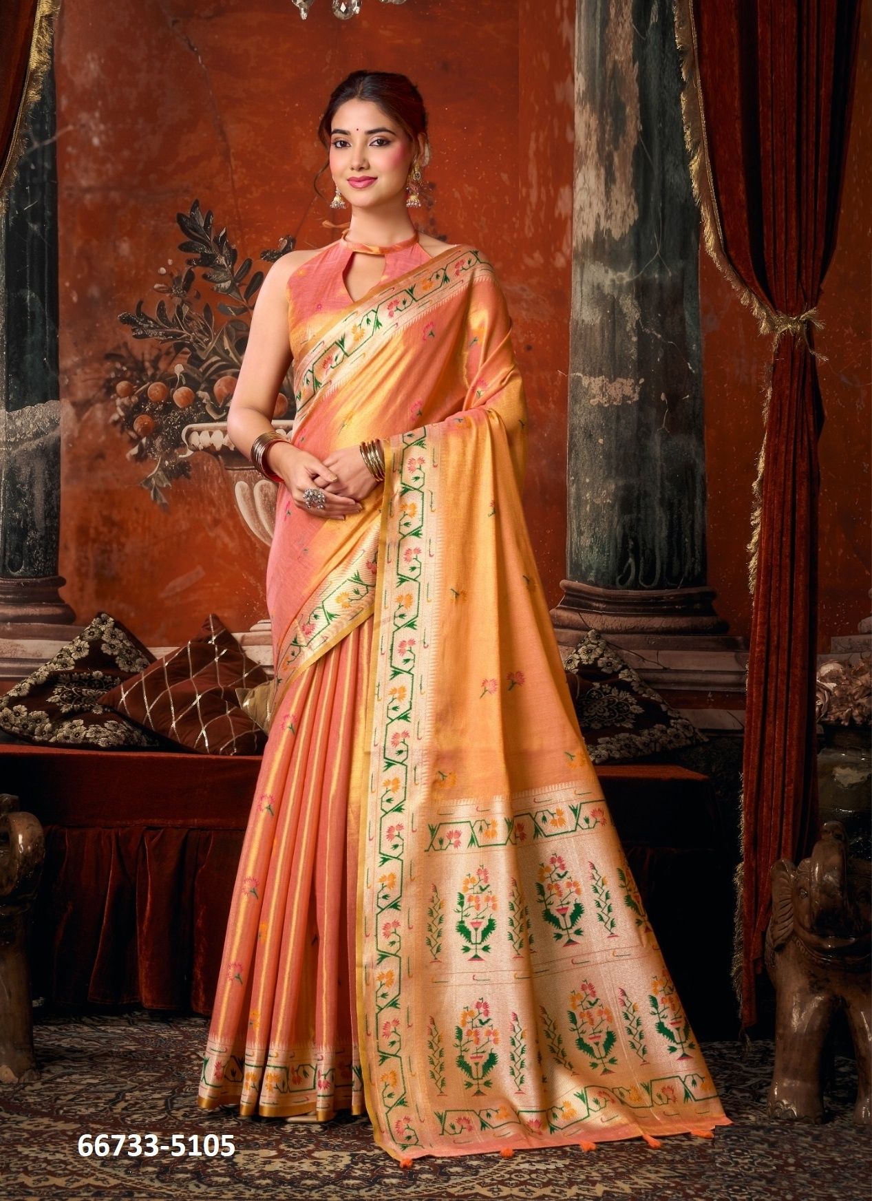 SUHANA - Catalog # 66733 (Set of 6 Sarees) SUHANA - Catalog # 66733 (Set of 6 Sarees)