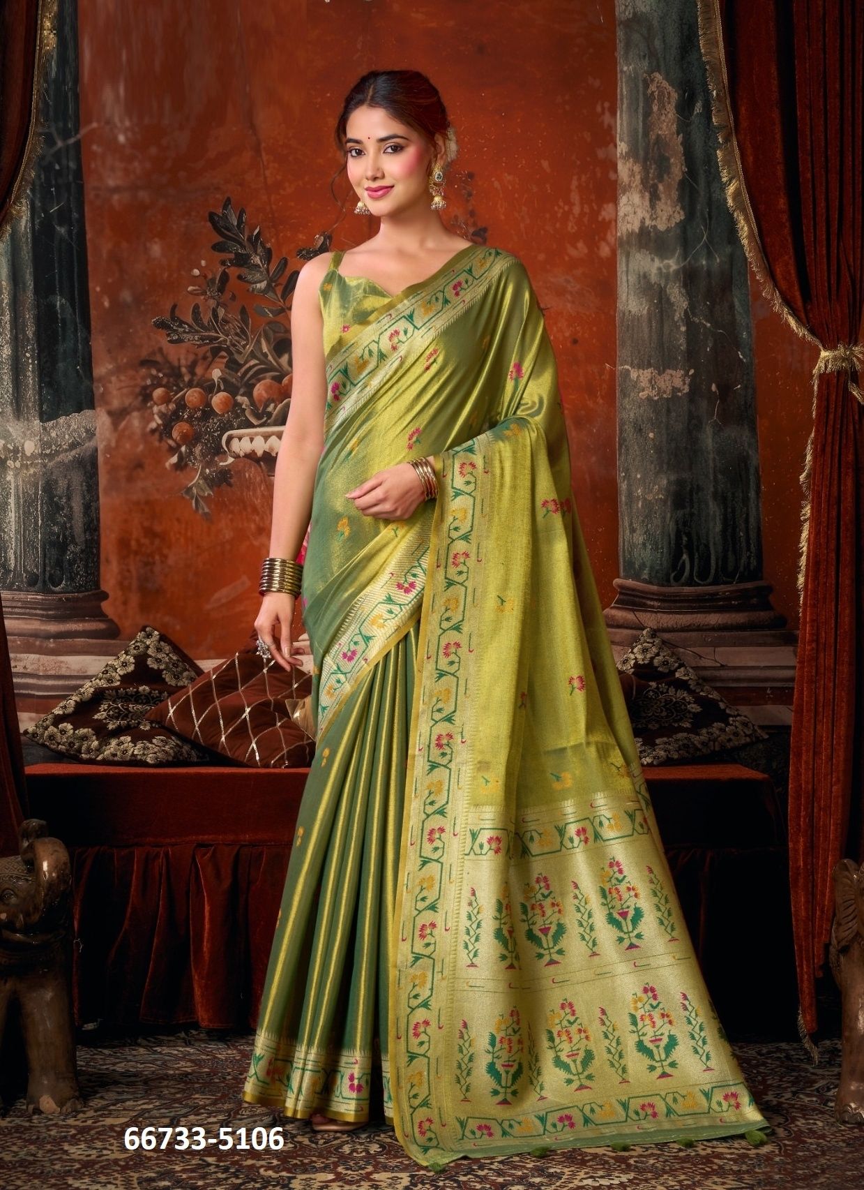 SUHANA - Catalog # 66733 (Set of 6 Sarees) SUHANA - Catalog # 66733 (Set of 6 Sarees)