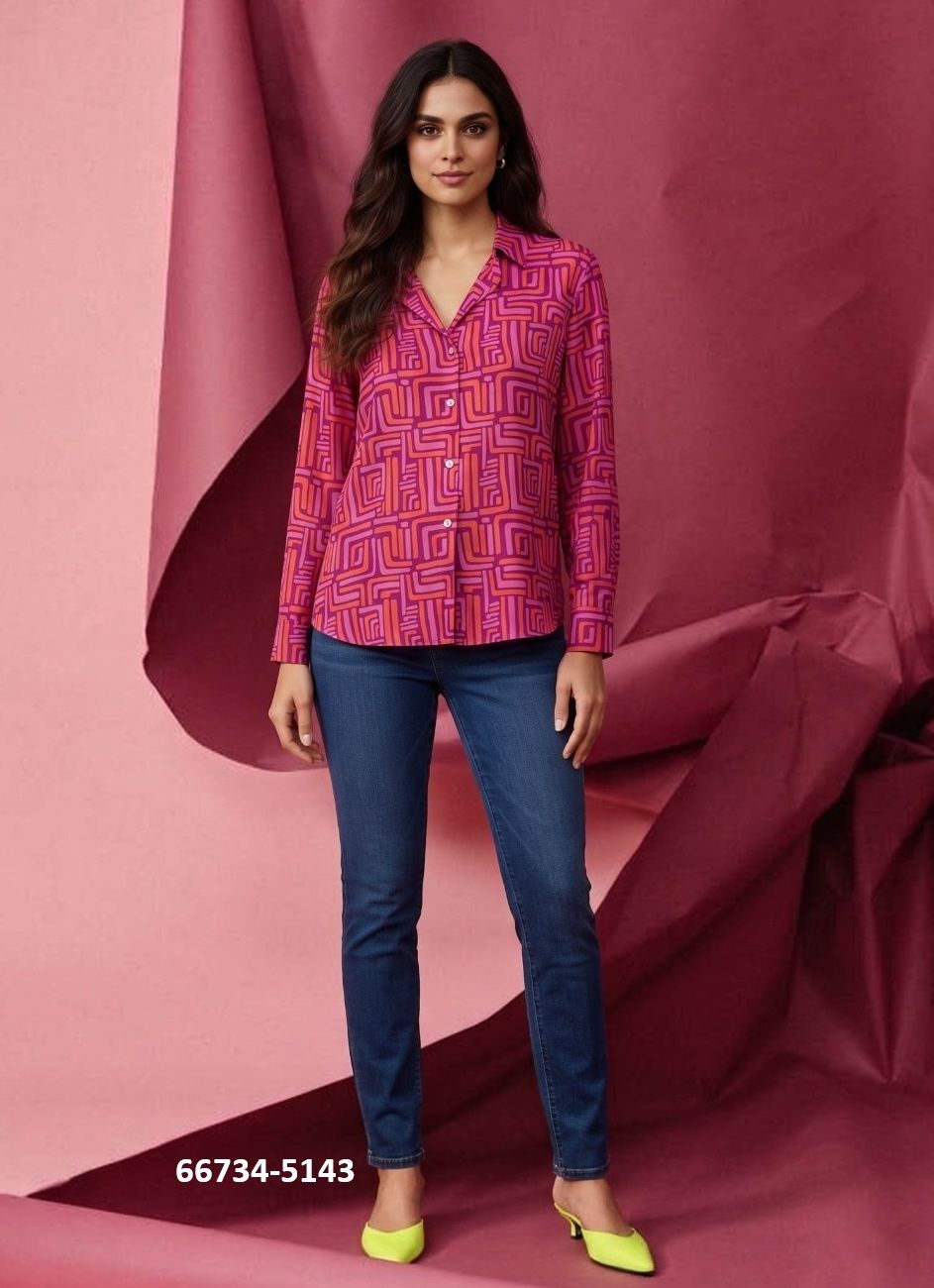 SHIRT 1 - Catalog # 66734 (Set of 12 Readymade Women's Kurtis / Tops) SHIRT 1 - Catalog # 66734 (Set of 12 Readymade Women's Kurtis / Tops)