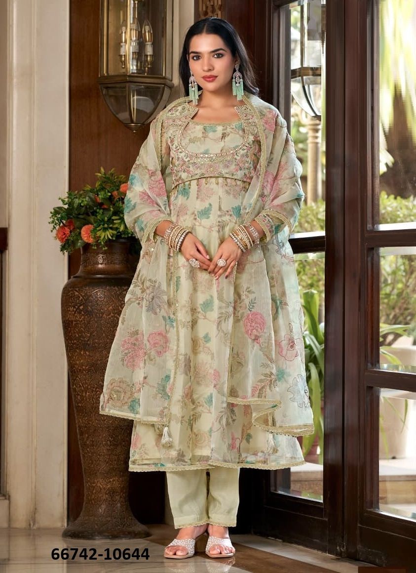 DHADKAN - Catalog # 66742 (Set of 4 Readymade Salwar Suits)
