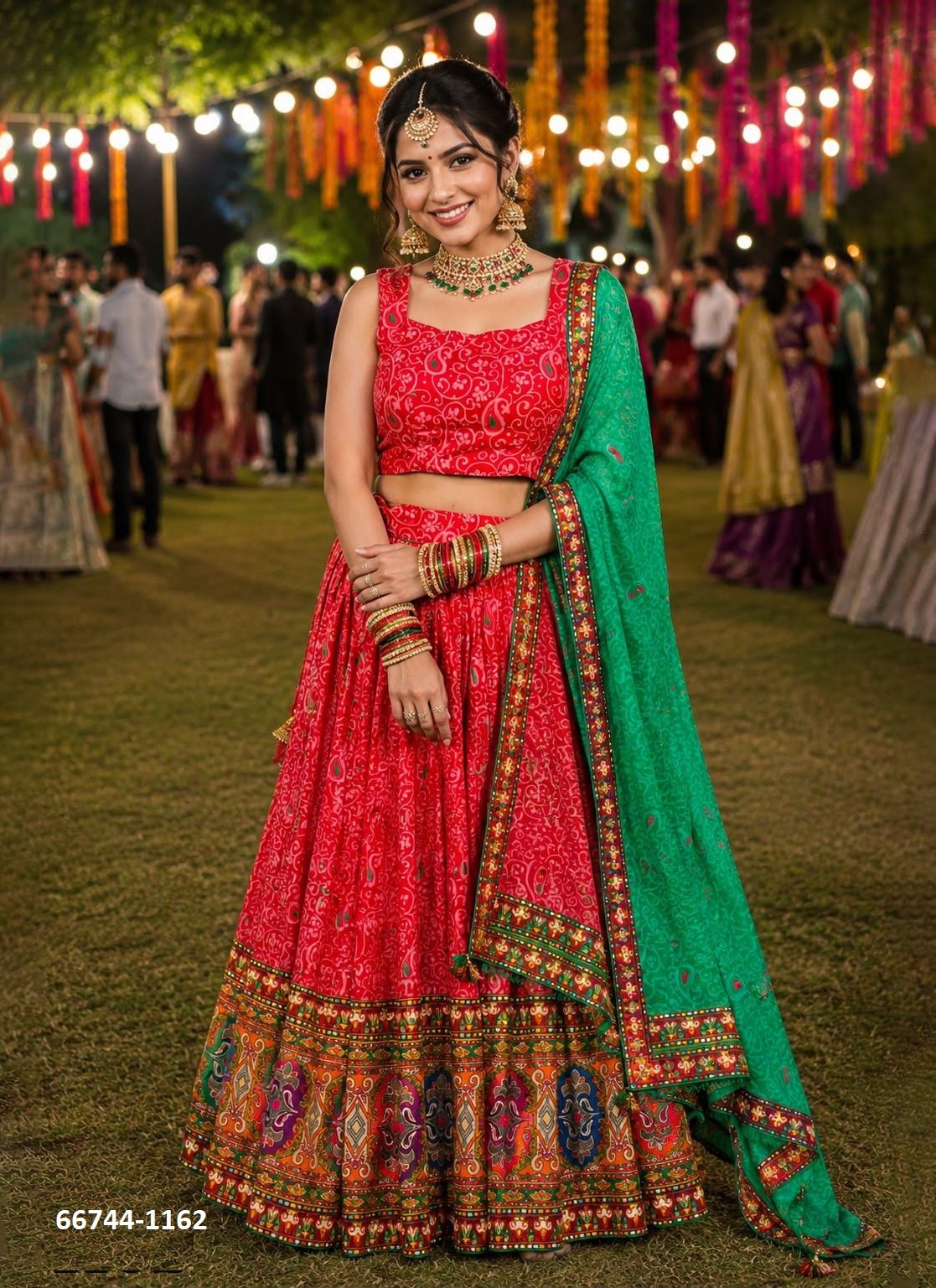 RAAS - Catalog # 66744 (Set of 3 Readymade Lehengas) RAAS - Catalog # 66744 (Set of 3 Readymade Lehengas)