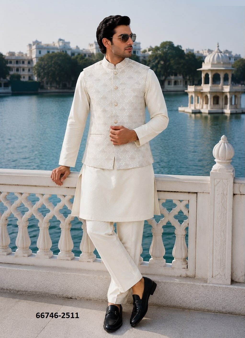 ROYALE COLLECTION - Catalog # 66746 (Set of 5 Men's Ethnic Wear) ROYALE COLLECTION - Catalog # 66746 (Set of 5 Men's Ethnic Wear)