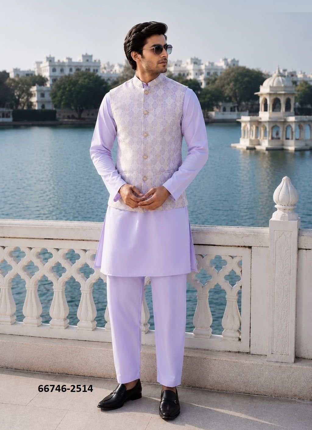 ROYALE COLLECTION - Catalog # 66746 (Set of 5 Men's Ethnic Wear) ROYALE COLLECTION - Catalog # 66746 (Set of 5 Men's Ethnic Wear)