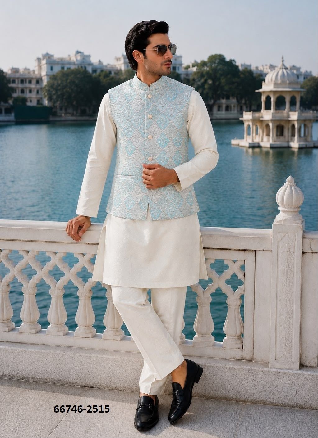 ROYALE COLLECTION - Catalog # 66746 (Set of 5 Men's Ethnic Wear) ROYALE COLLECTION - Catalog # 66746 (Set of 5 Men's Ethnic Wear)