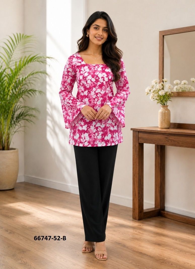 TUNICS STYLE - Catalog # 66747 (Set of 12 Readymade Women's Kurtis / Tops) TUNICS STYLE - Catalog # 66747 (Set of 12 Readymade Women's Kurtis / Tops)