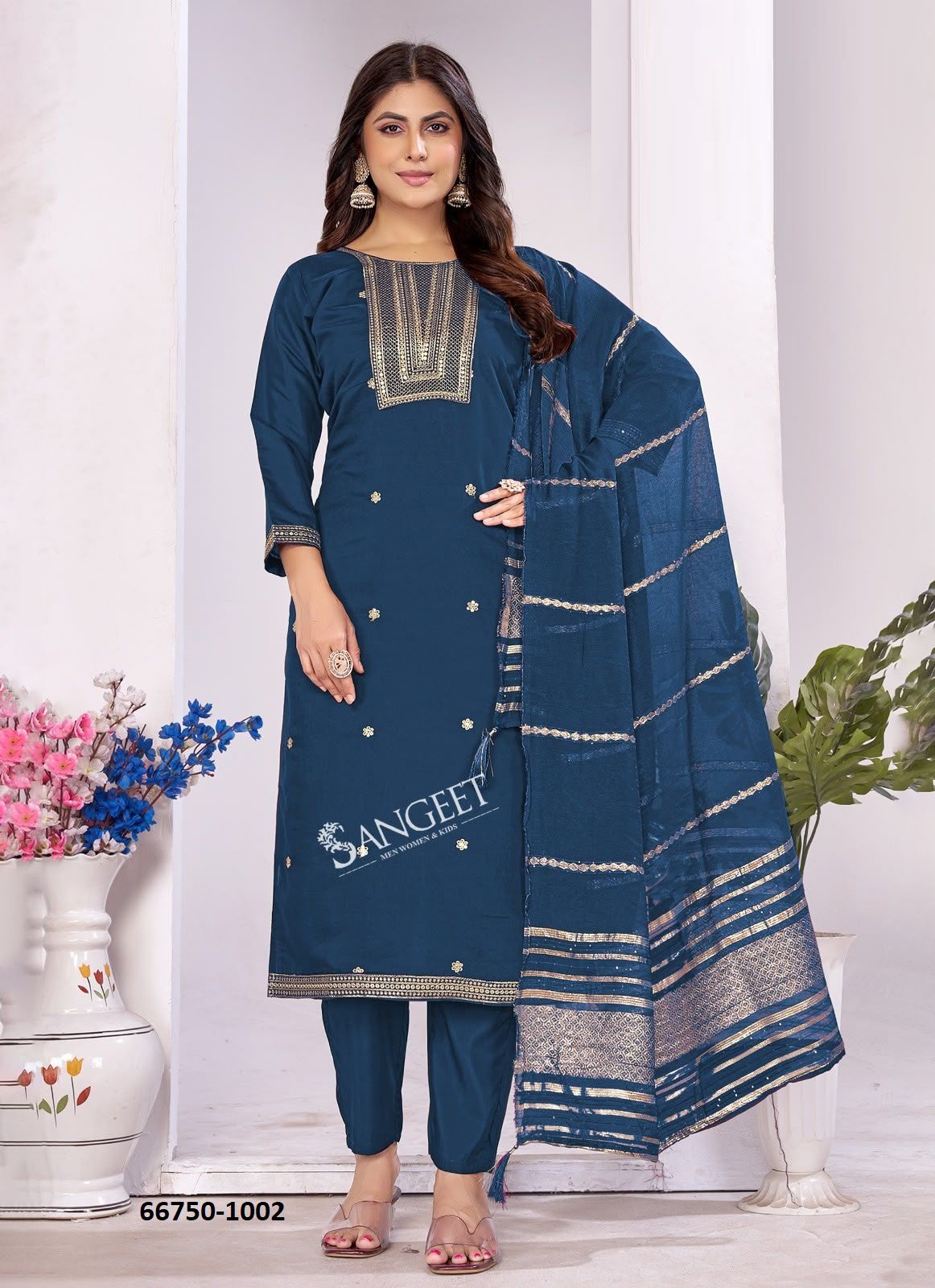 VEDIKA 2 - Catalog # 66750 (Set of 6 Readymade Salwar Suits) VEDIKA 2 - Catalog # 66750 (Set of 6 Readymade Salwar Suits)