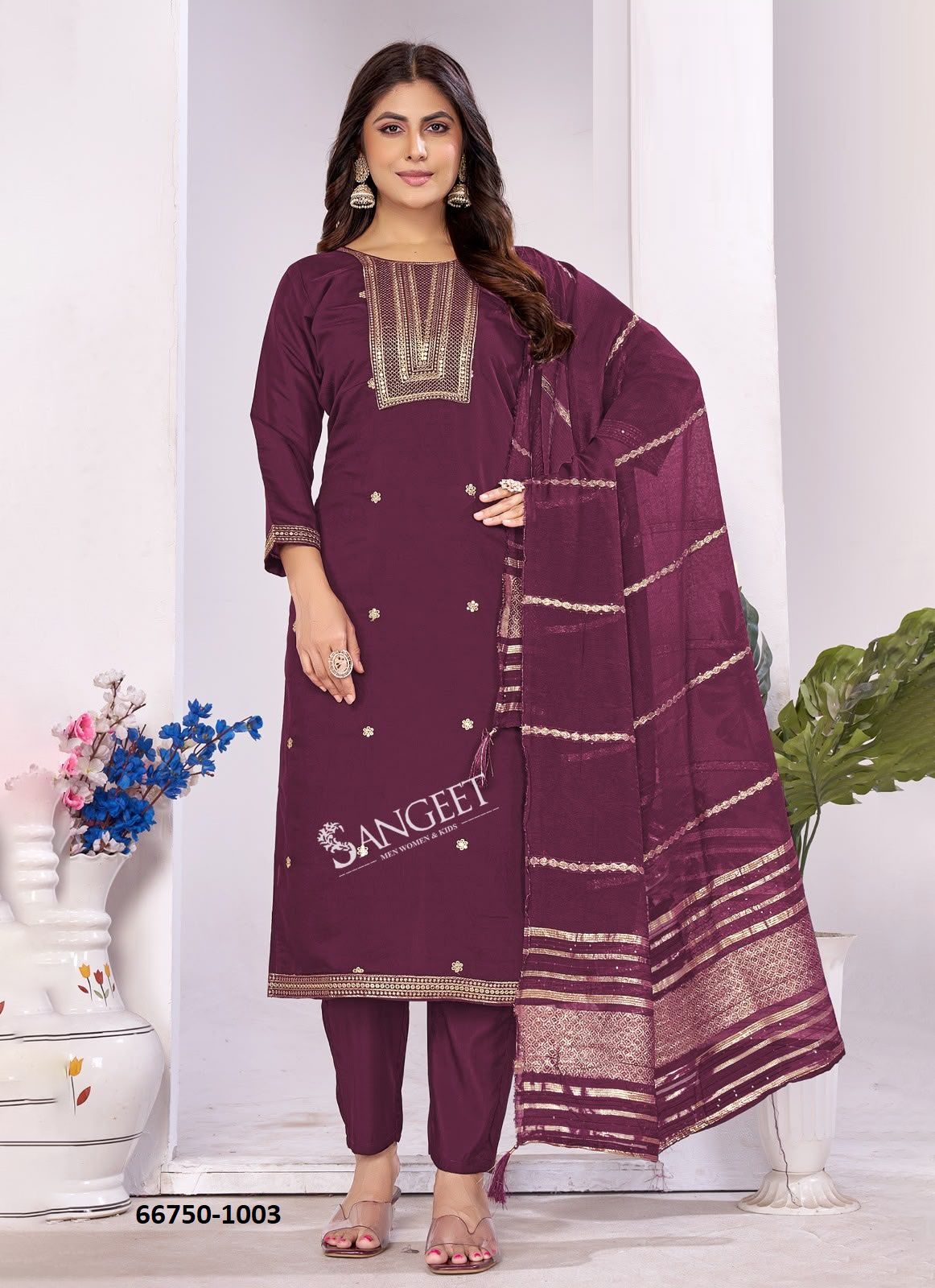 VEDIKA 2 - Catalog # 66750 (Set of 6 Readymade Salwar Suits) VEDIKA 2 - Catalog # 66750 (Set of 6 Readymade Salwar Suits)