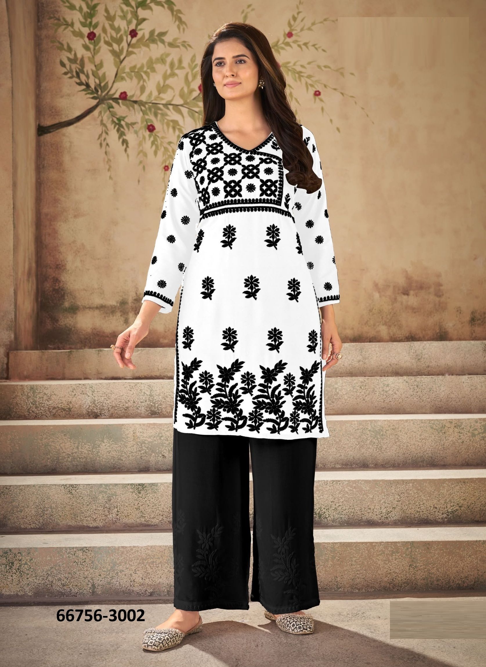 LUCKNOWI 1 - Catalog # 66756 (Set of 2 Tops With Bottoms) LUCKNOWI 1 - Catalog # 66756 (Set of 2 Tops With Bottoms)
