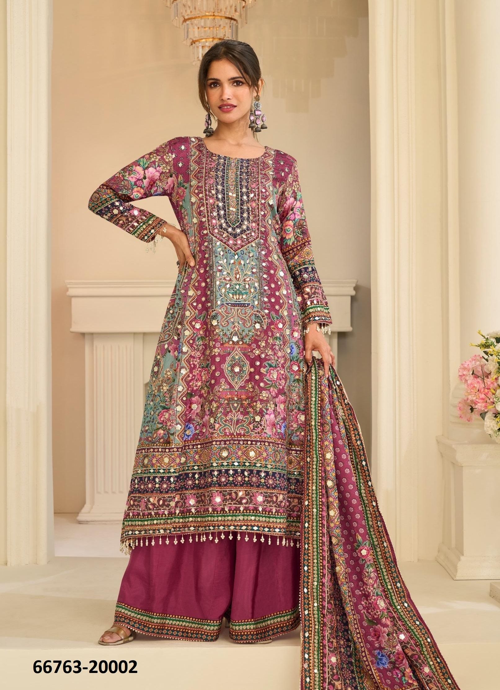 EHSAAS - Catalog # 66763 (Set of 3 Readymade Salwar Suits) EHSAAS - Catalog # 66763 (Set of 3 Readymade Salwar Suits)