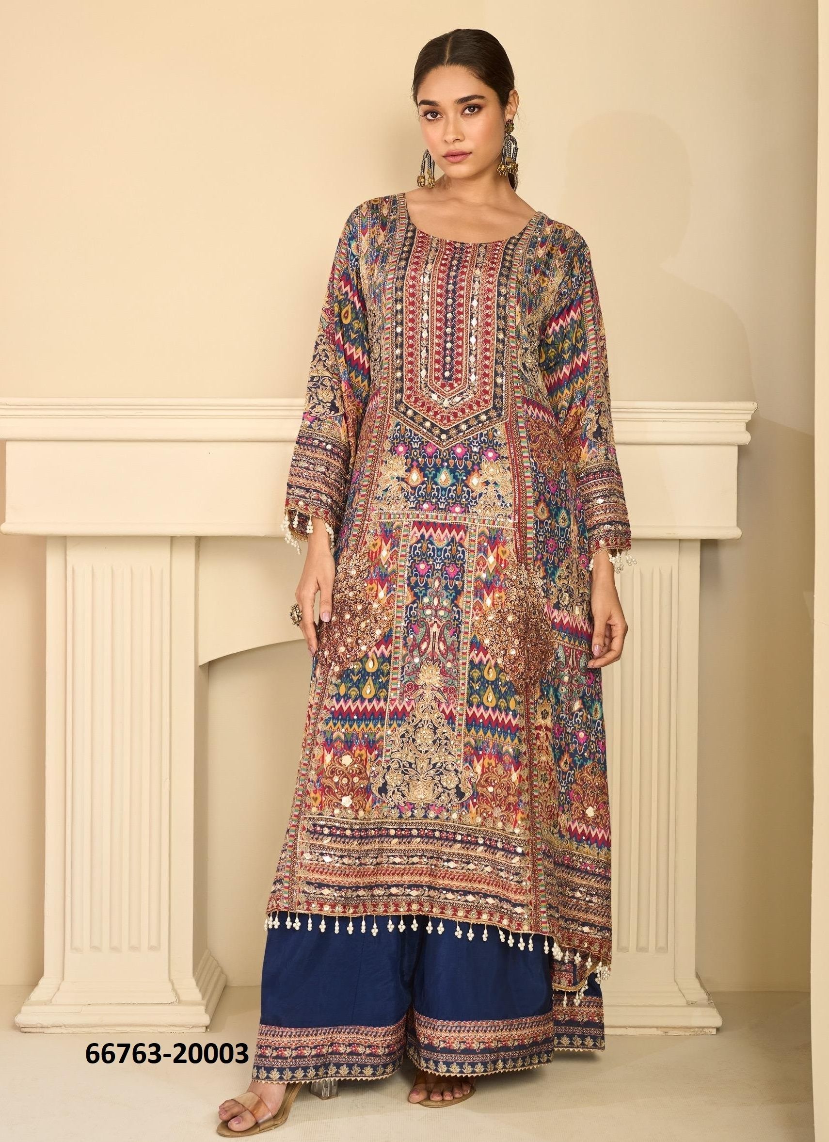 EHSAAS - Catalog # 66763 (Set of 3 Readymade Salwar Suits) EHSAAS - Catalog # 66763 (Set of 3 Readymade Salwar Suits)