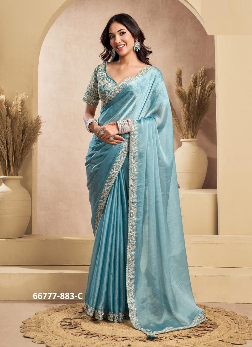 ROYAL QUEEN 883 - Catalog # 66777 (Set of 4 Sarees) ROYAL QUEEN 883 - Catalog # 66777 (Set of 4 Sarees)