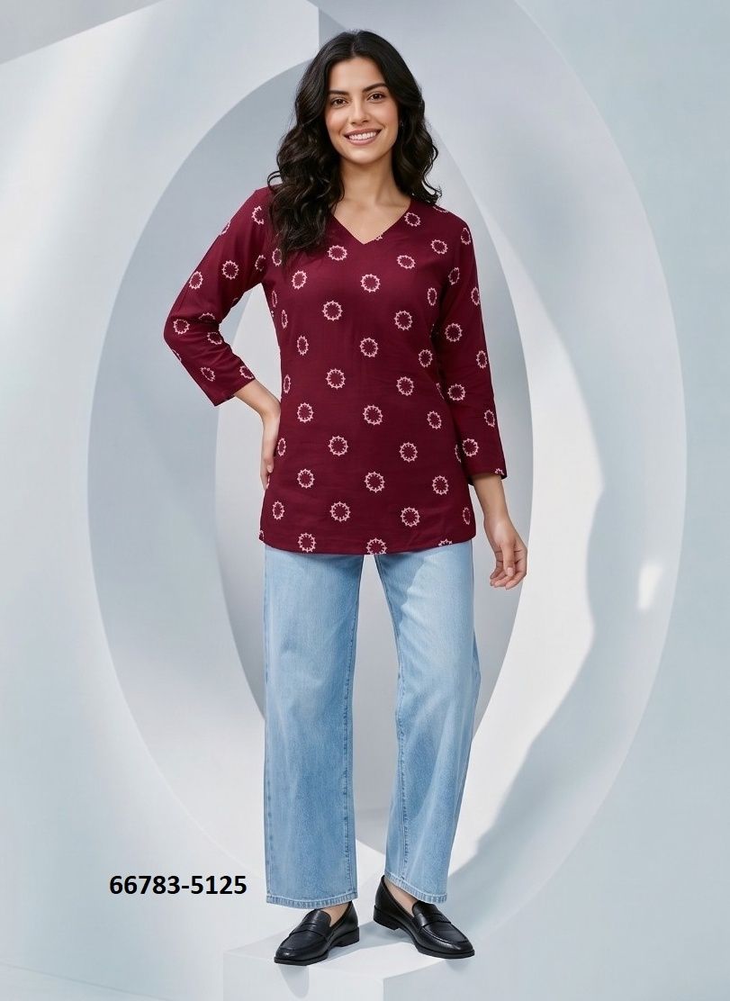 SHYLA 5124 - Catalog # 66783 (Set of 11 Readymade Women's Kurtis / Tops)