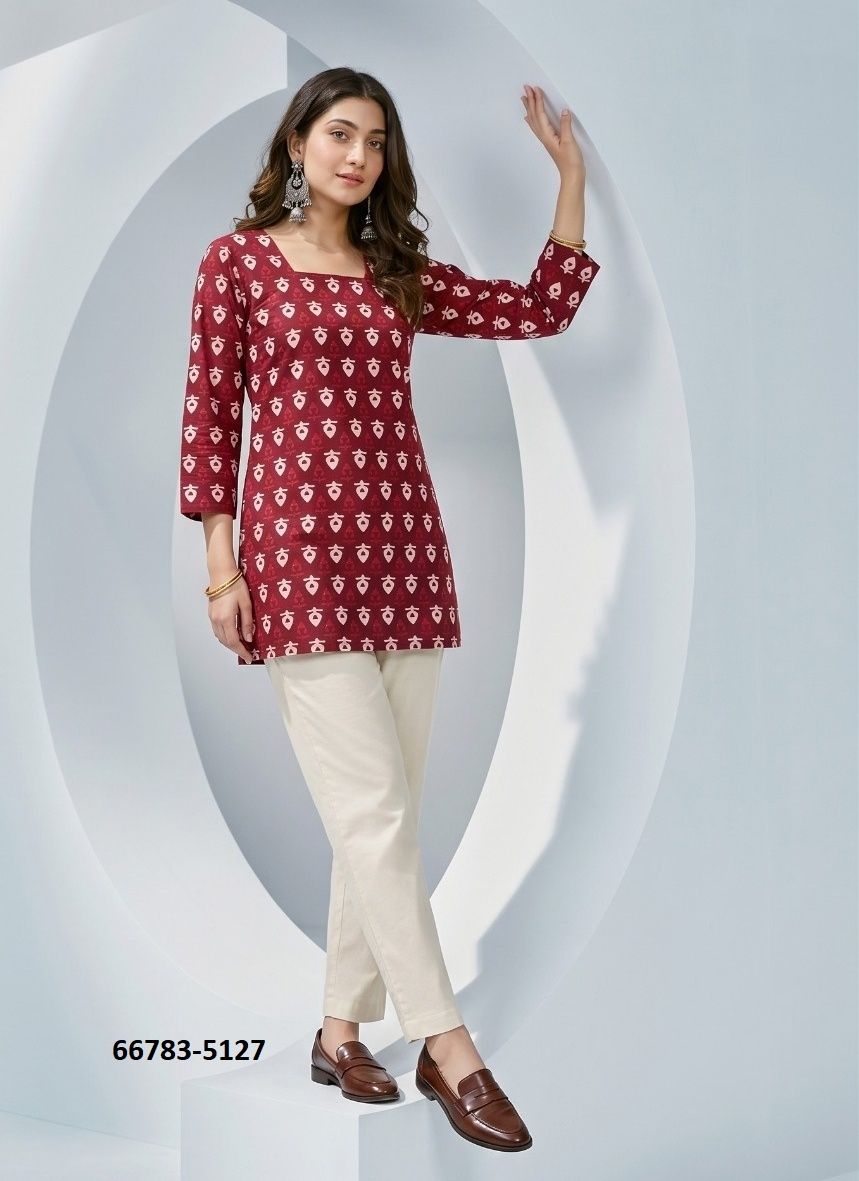 SHYLA 5124 - Catalog # 66783 (Set of 11 Readymade Women's Kurtis / Tops)