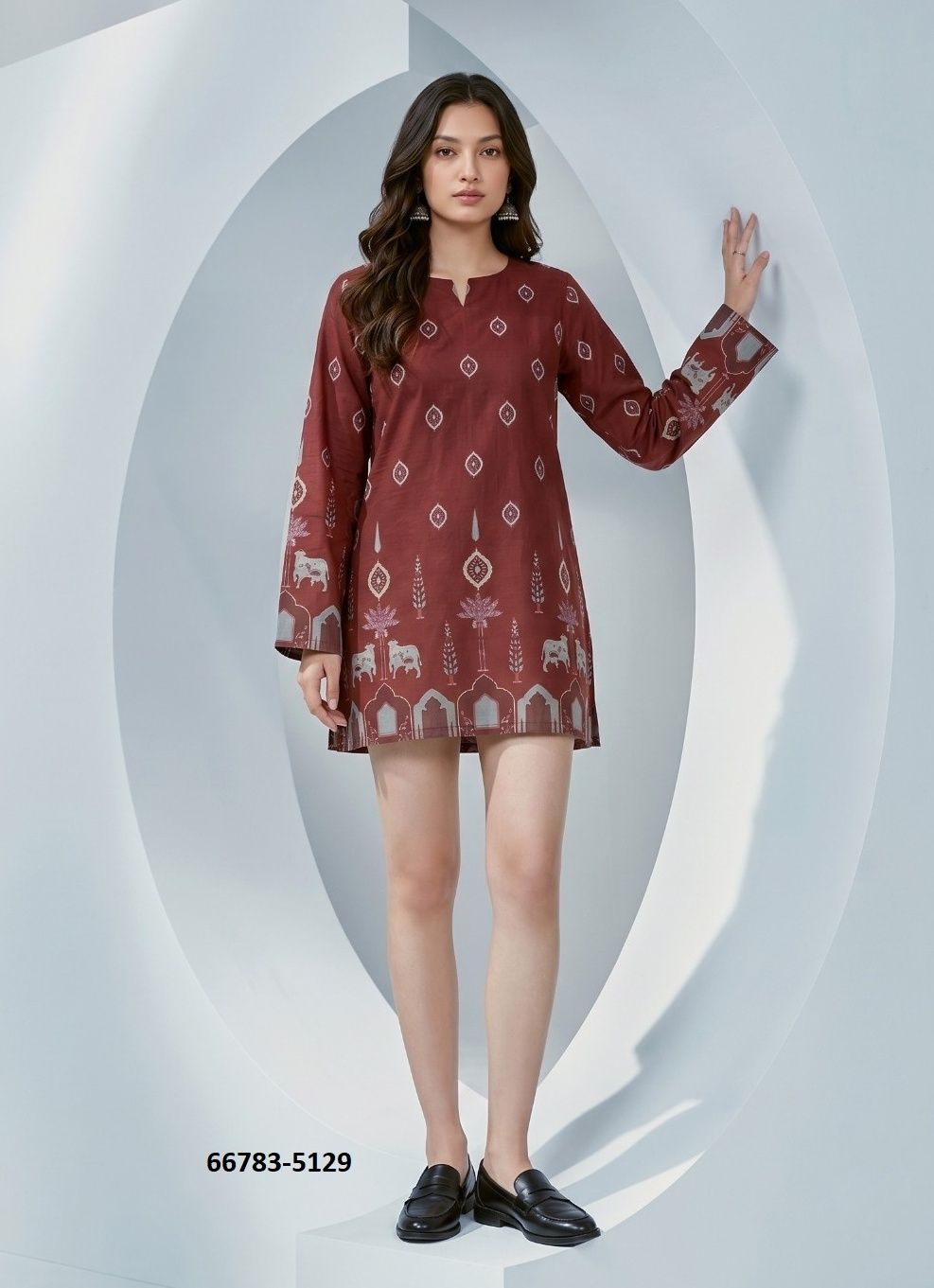 SHYLA 5124 - Catalog # 66783 (Set of 11 Readymade Women's Kurtis / Tops)