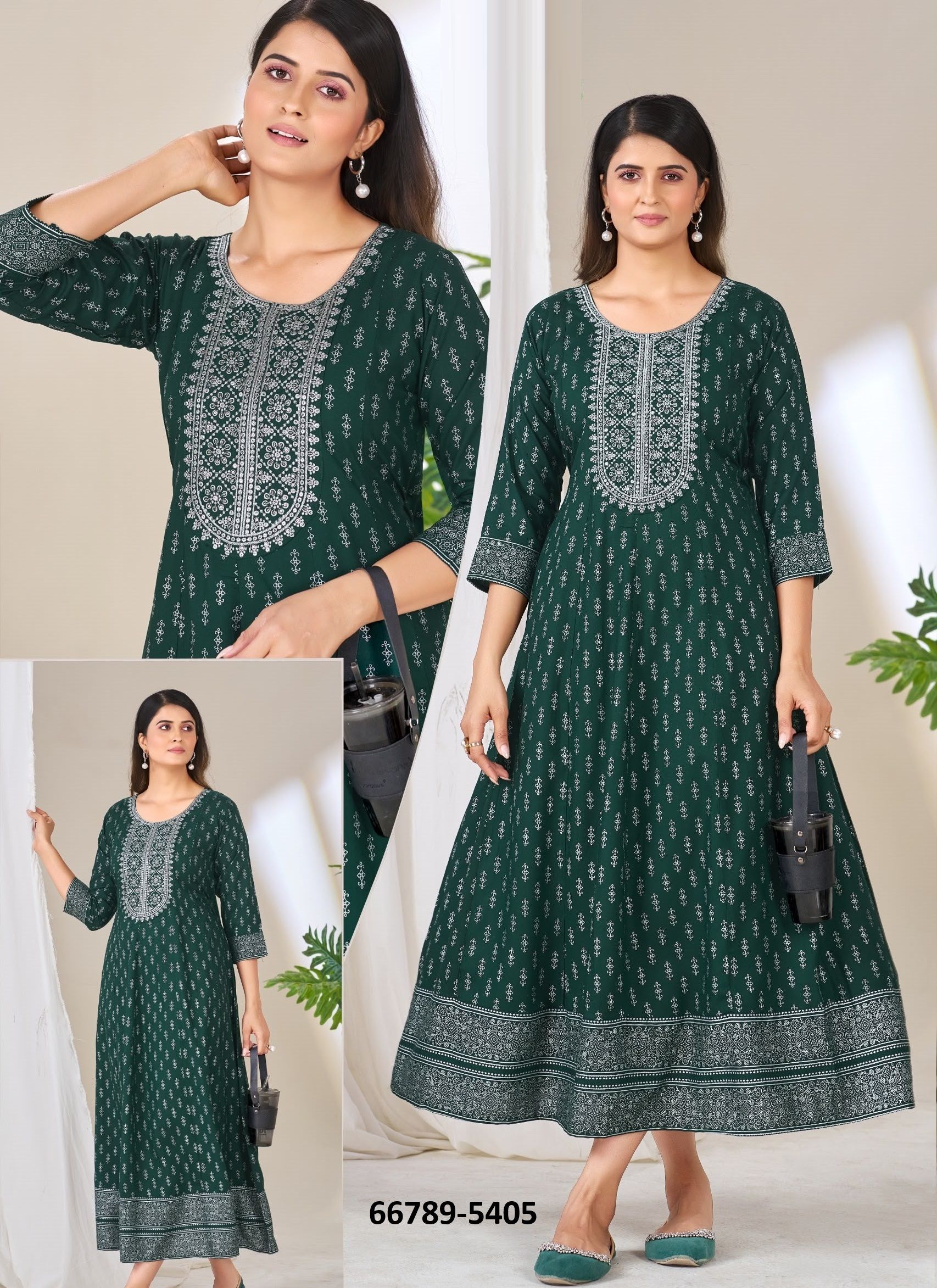 MATKA KING - Catalog # 66789 (Set of 42 SIZE-SETS [Readymade Women's Kurtis / Tops])