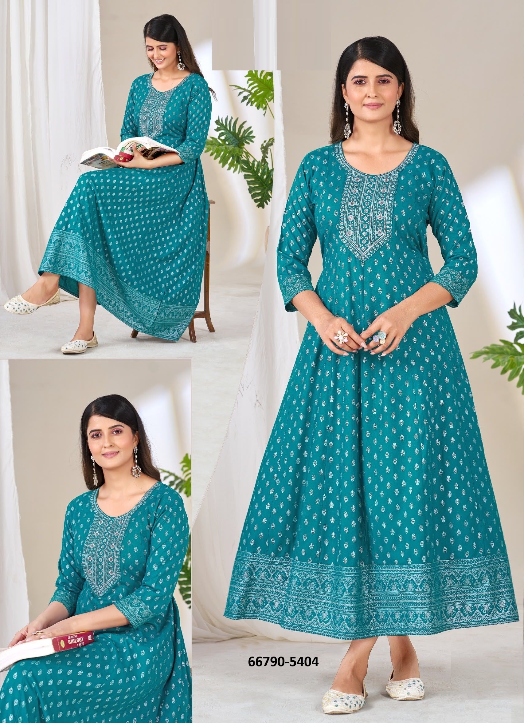 MATKA KING - PLUS SIZE - Catalog # 66790 (Set of 30 SIZE-SETS [Readymade Women's Kurtis / Tops])
