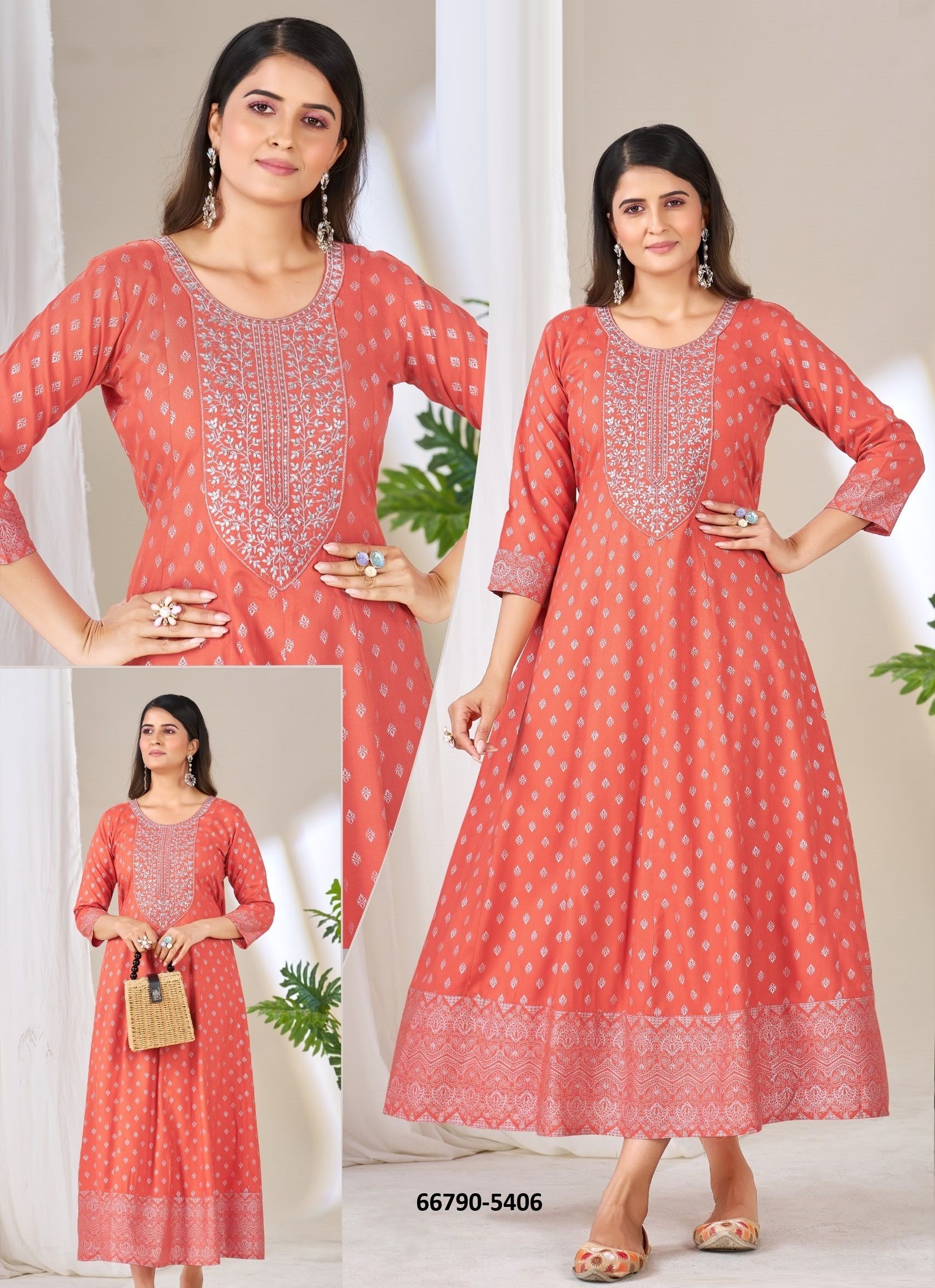 MATKA KING - PLUS SIZE - Catalog # 66790 (Set of 30 SIZE-SETS [Readymade Women's Kurtis / Tops])