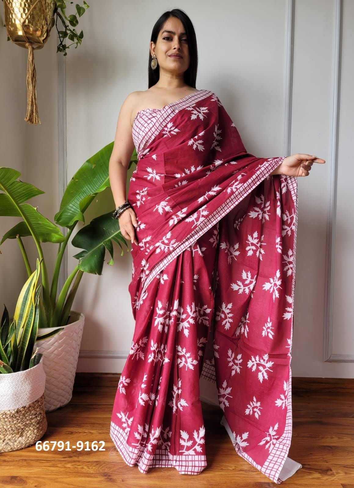 PURE MULMUL COTTON BAGRU PRINTS 7 - Catalog # 66791 (Set of 10 Sarees) PURE MULMUL COTTON BAGRU PRINTS 7 - Catalog # 66791 (Set of 10 Sarees)