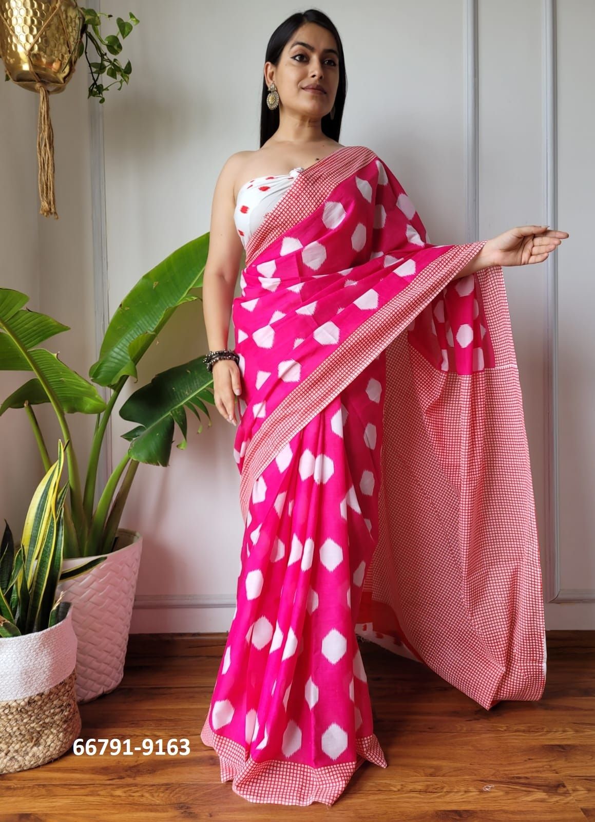 PURE MULMUL COTTON BAGRU PRINTS 7 - Catalog # 66791 (Set of 10 Sarees) PURE MULMUL COTTON BAGRU PRINTS 7 - Catalog # 66791 (Set of 10 Sarees)